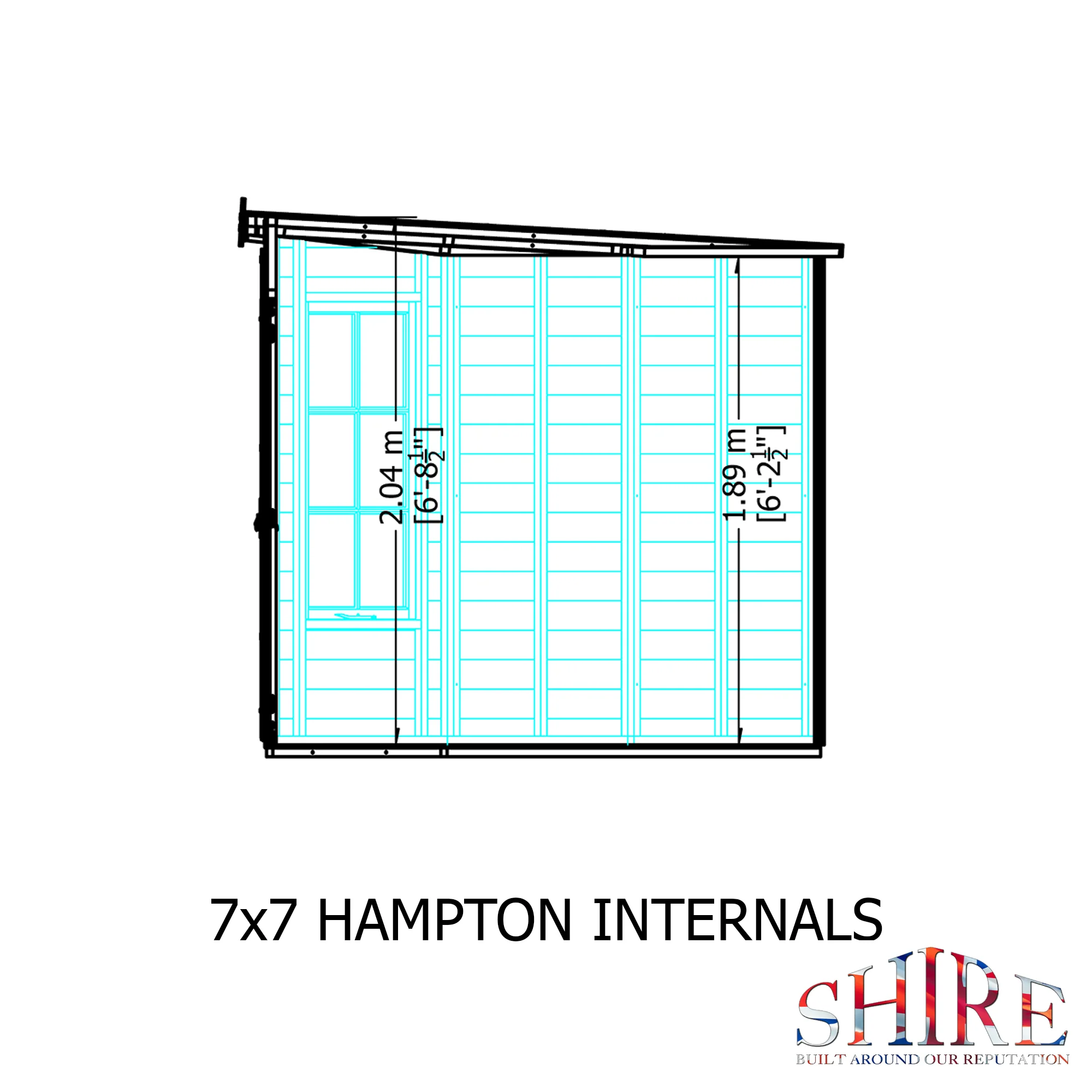 Shire Hampton 7x7 Summer House - Image 10
