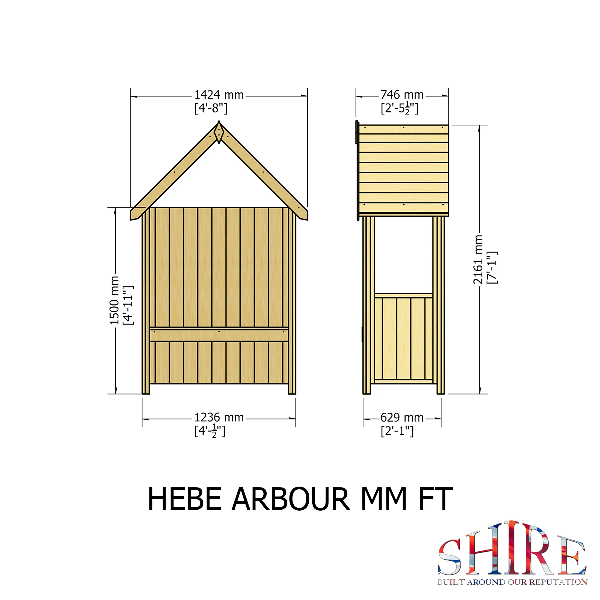 Shire Hebe Arbour - Image 4