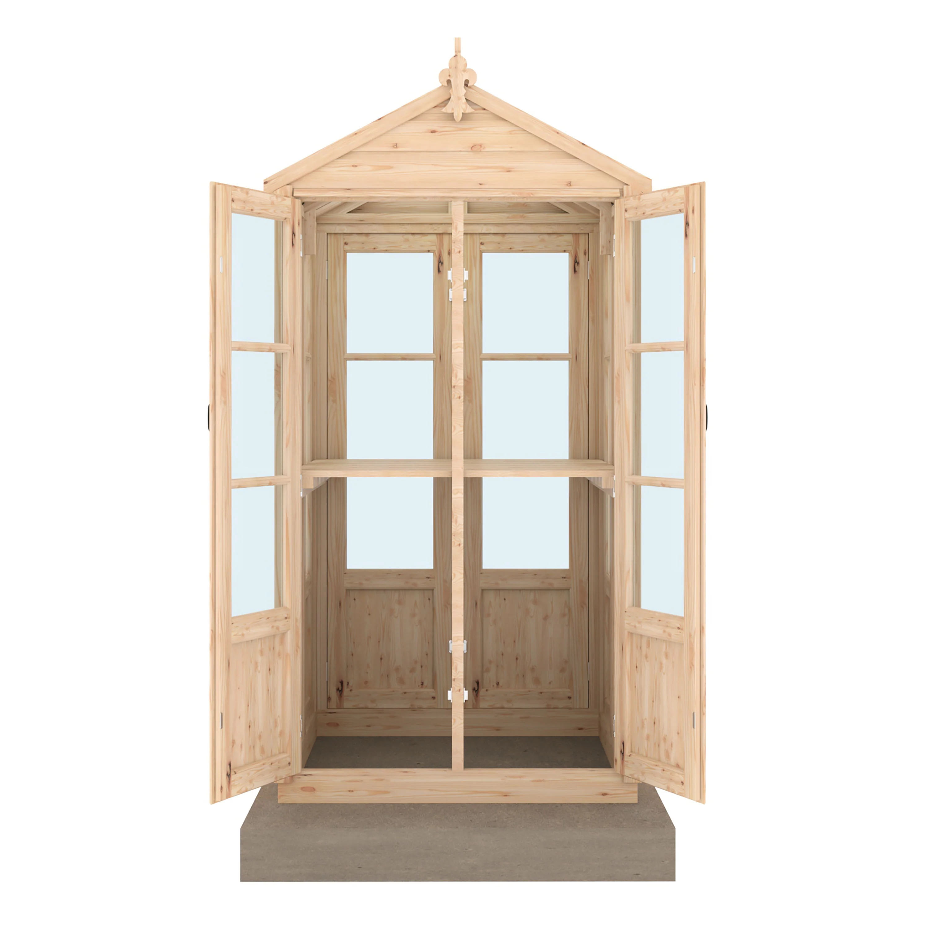 Shire Hemsby 4x4 Wooden Greenhouse - Image 2