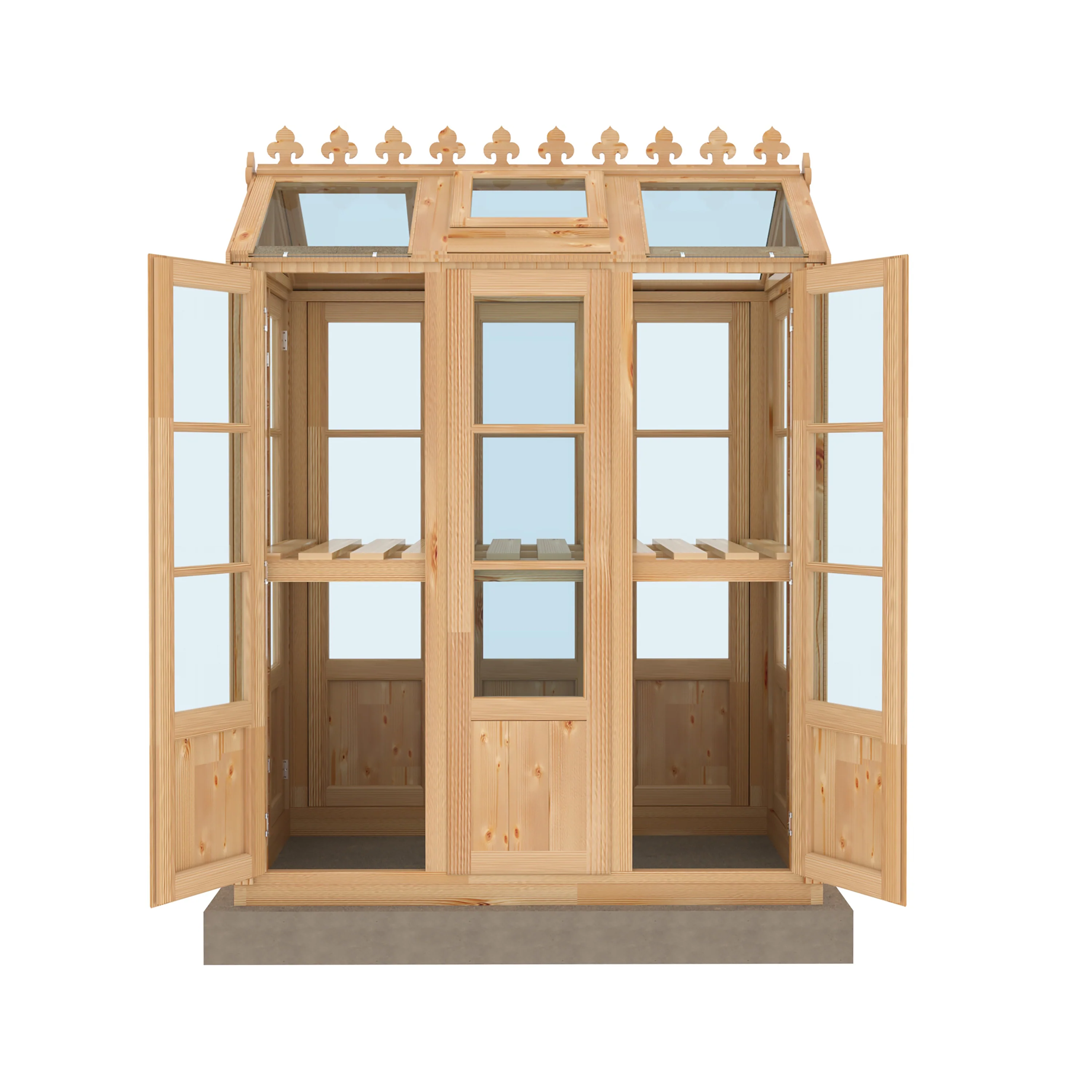 Shire Hemsby 4x6 Wooden Greenhouse - Image 2