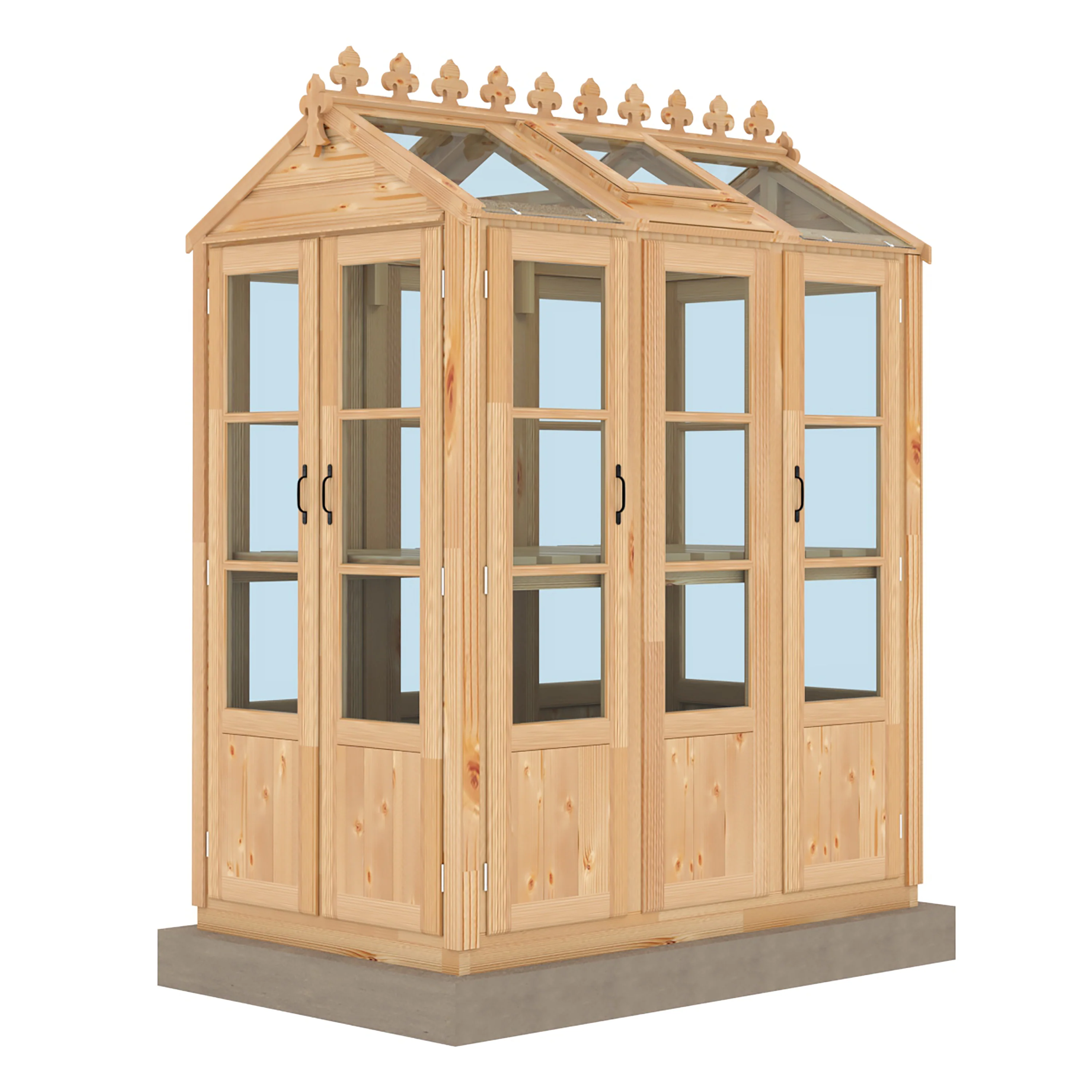 Shire Hemsby 4x6 Wooden Greenhouse - Image 7
