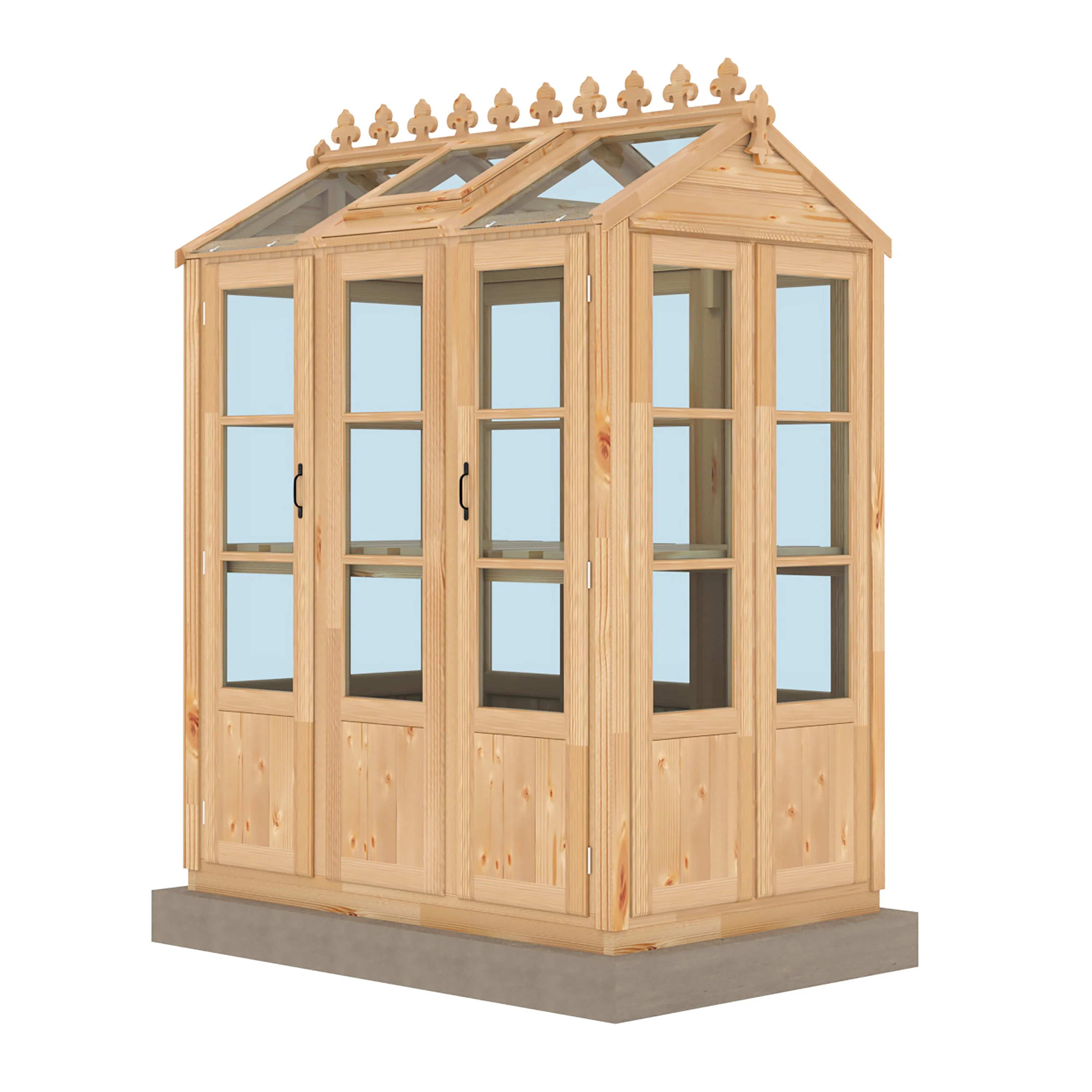 Shire Hemsby 4x6 Wooden Greenhouse - Image 9