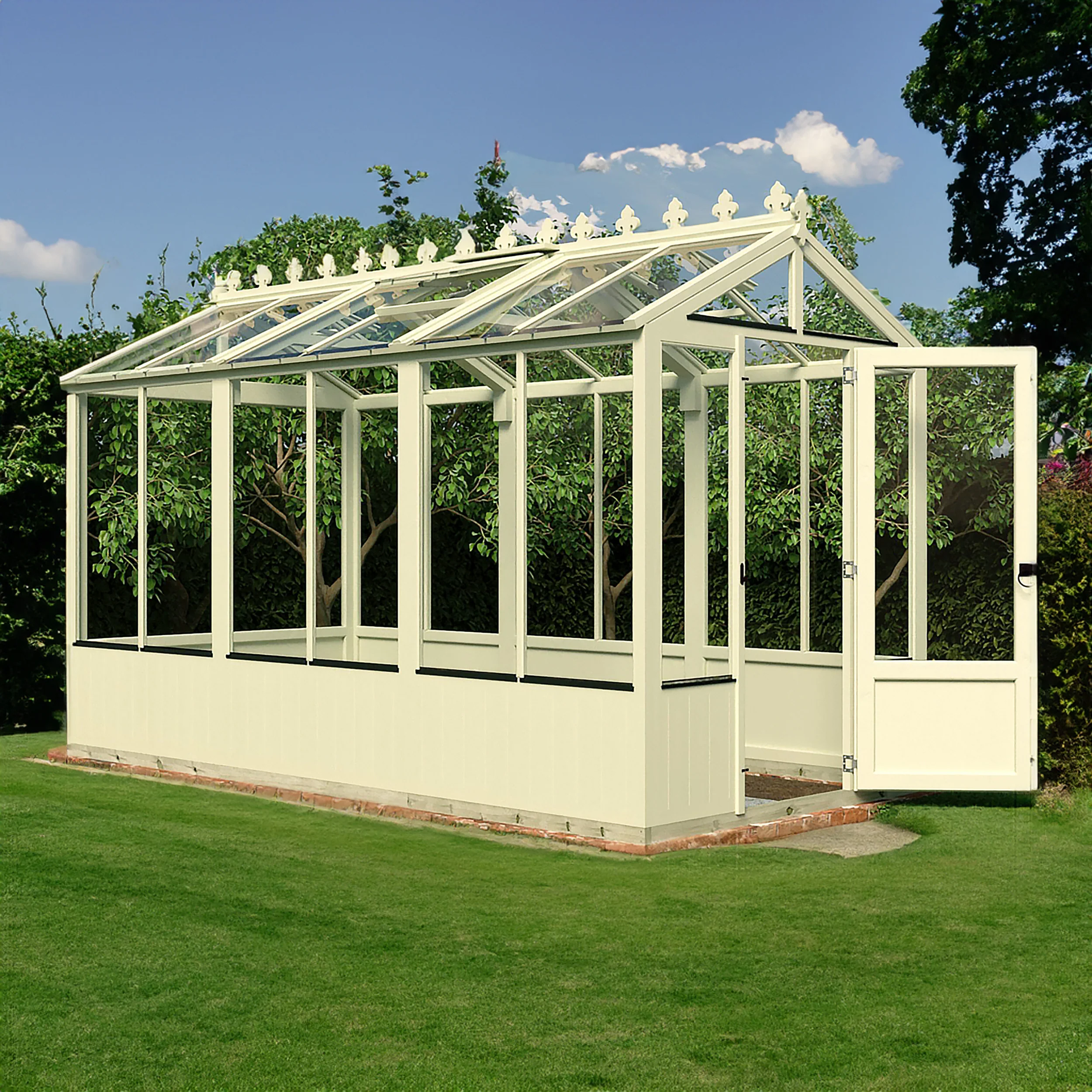 Shire Holkham 6x12 Wooden Greenhouse - Image 12