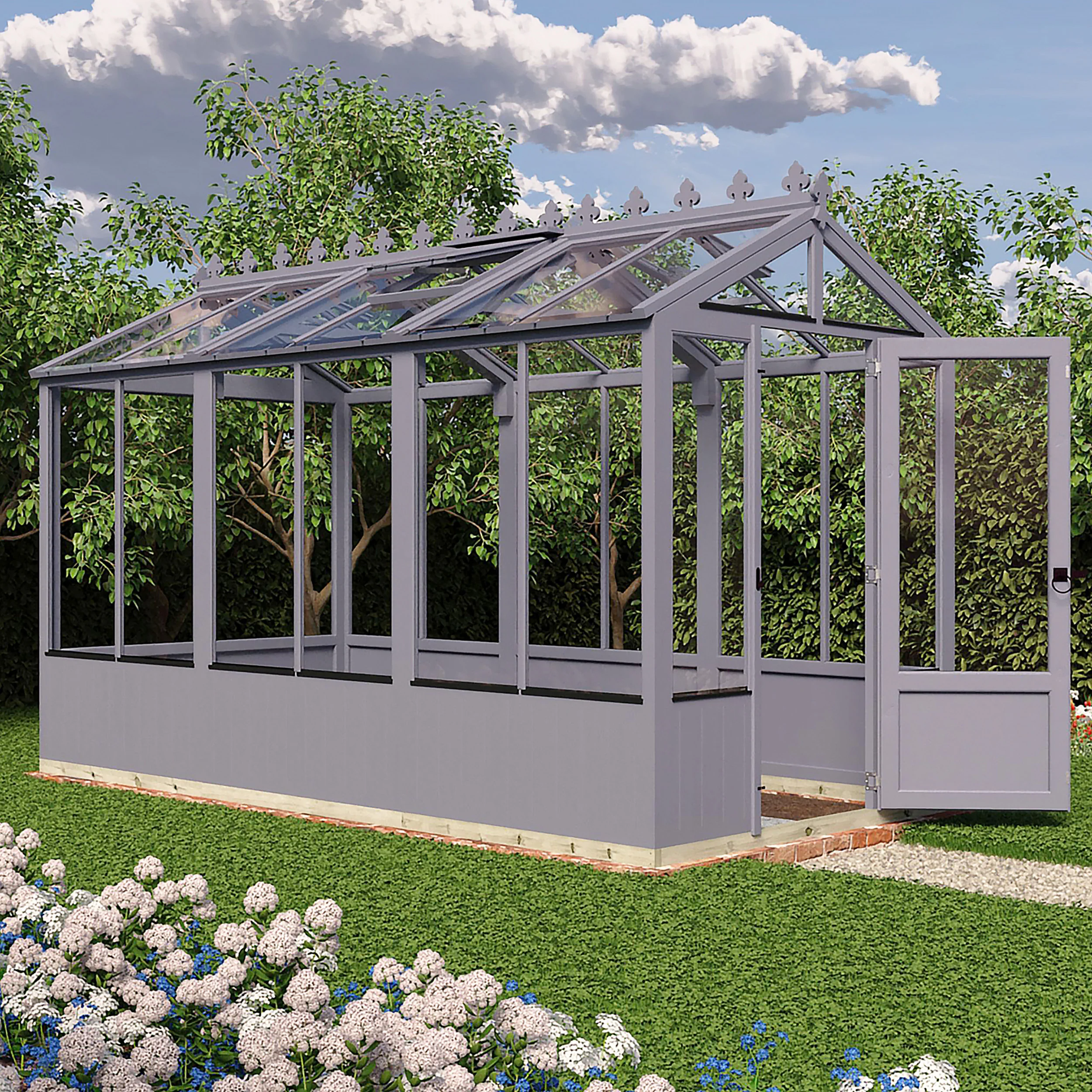 Shire Holkham 6x12 Wooden Greenhouse - Image 13