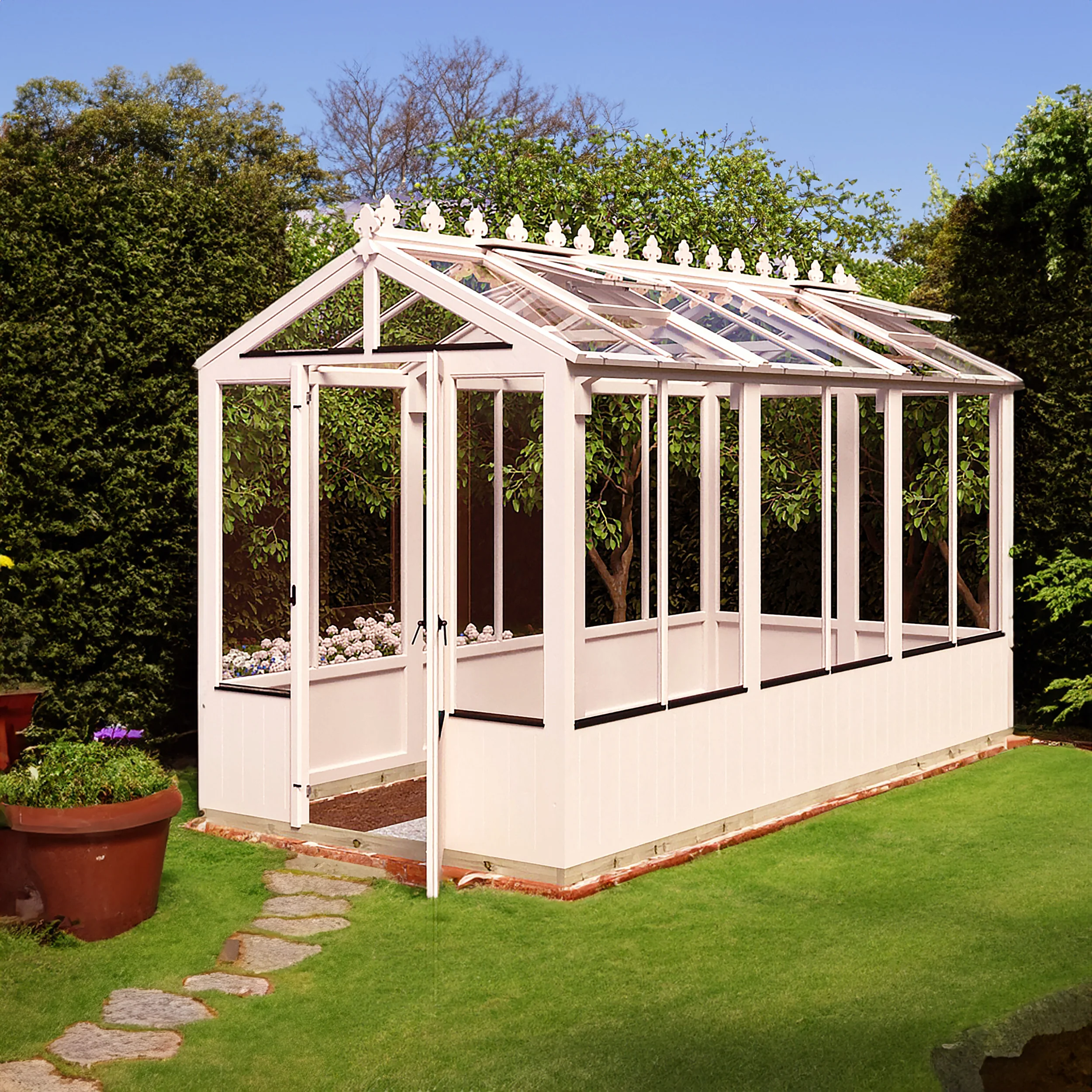 Shire Holkham 6x12 Wooden Greenhouse - Image 16