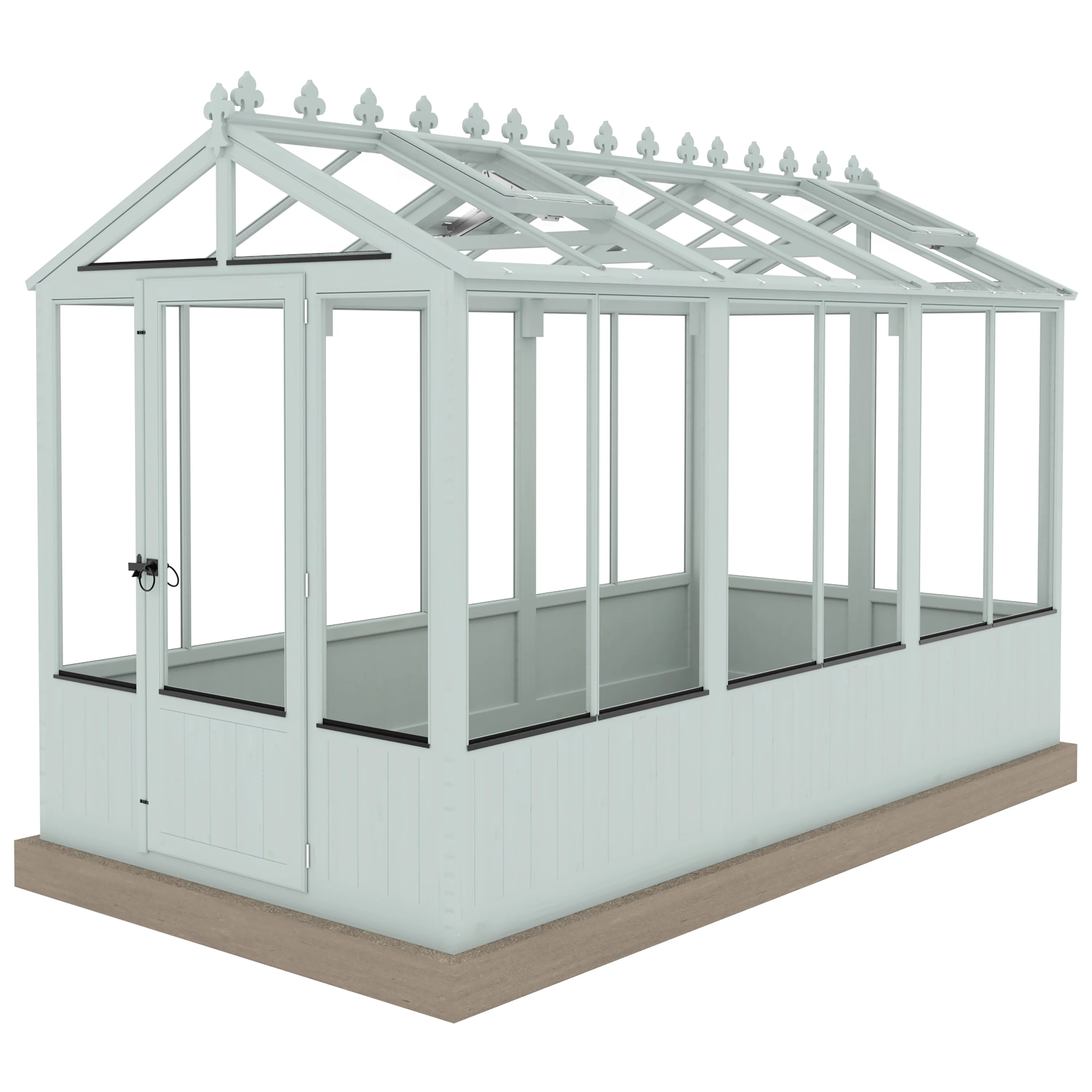 Shire Holkham 6x12 Wooden Greenhouse - Image 17