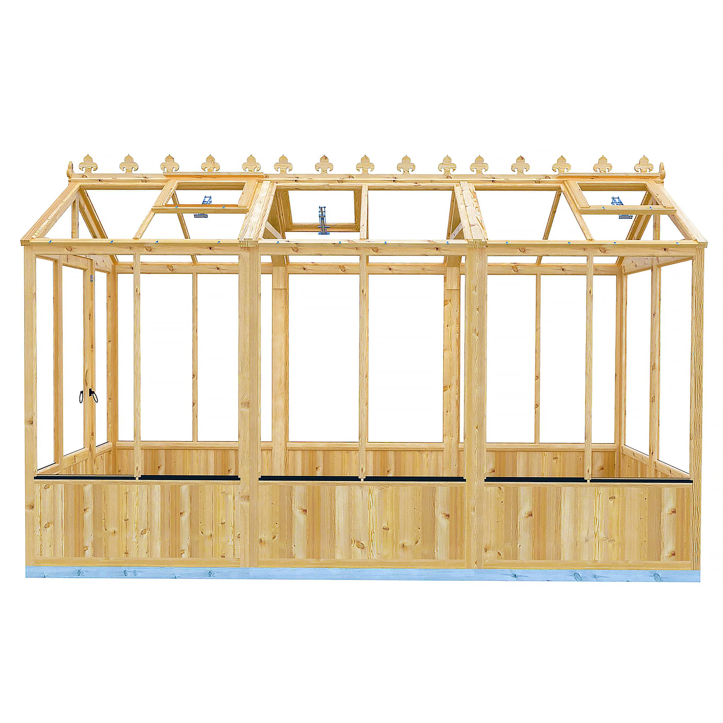 Shire Holkham 6x12 Wooden Greenhouse - Image 7