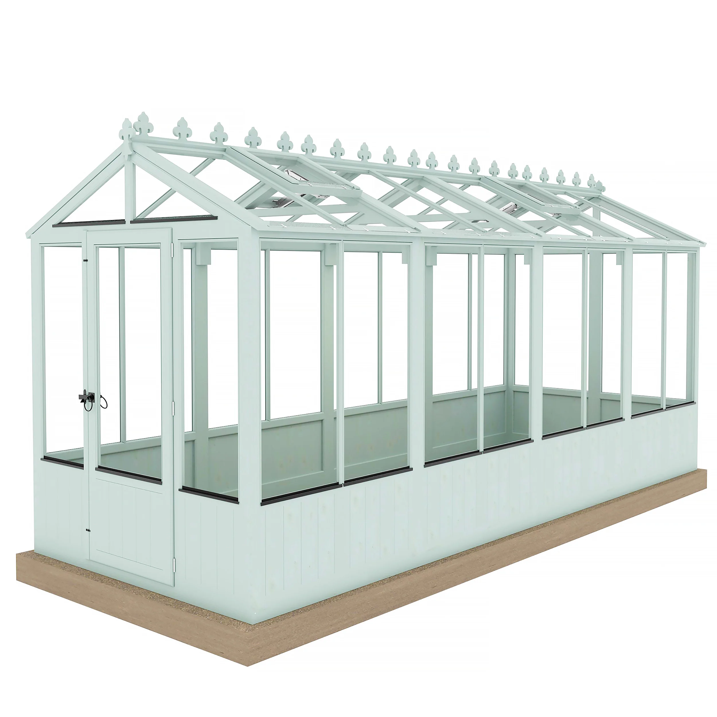 Shire Holkham 6x16 Wooden Greenhouse - Image 10