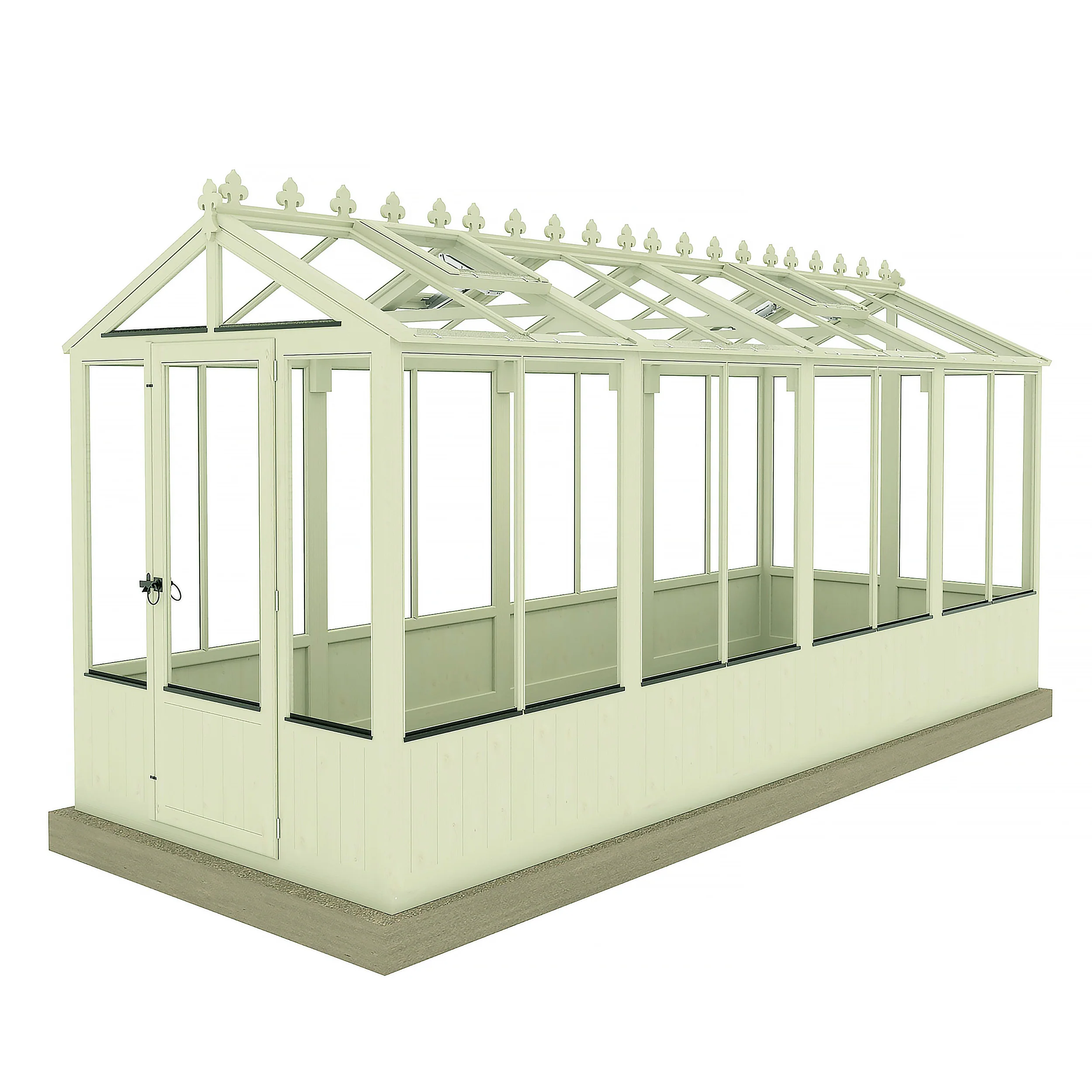 Shire Holkham 6x16 Wooden Greenhouse - Image 12