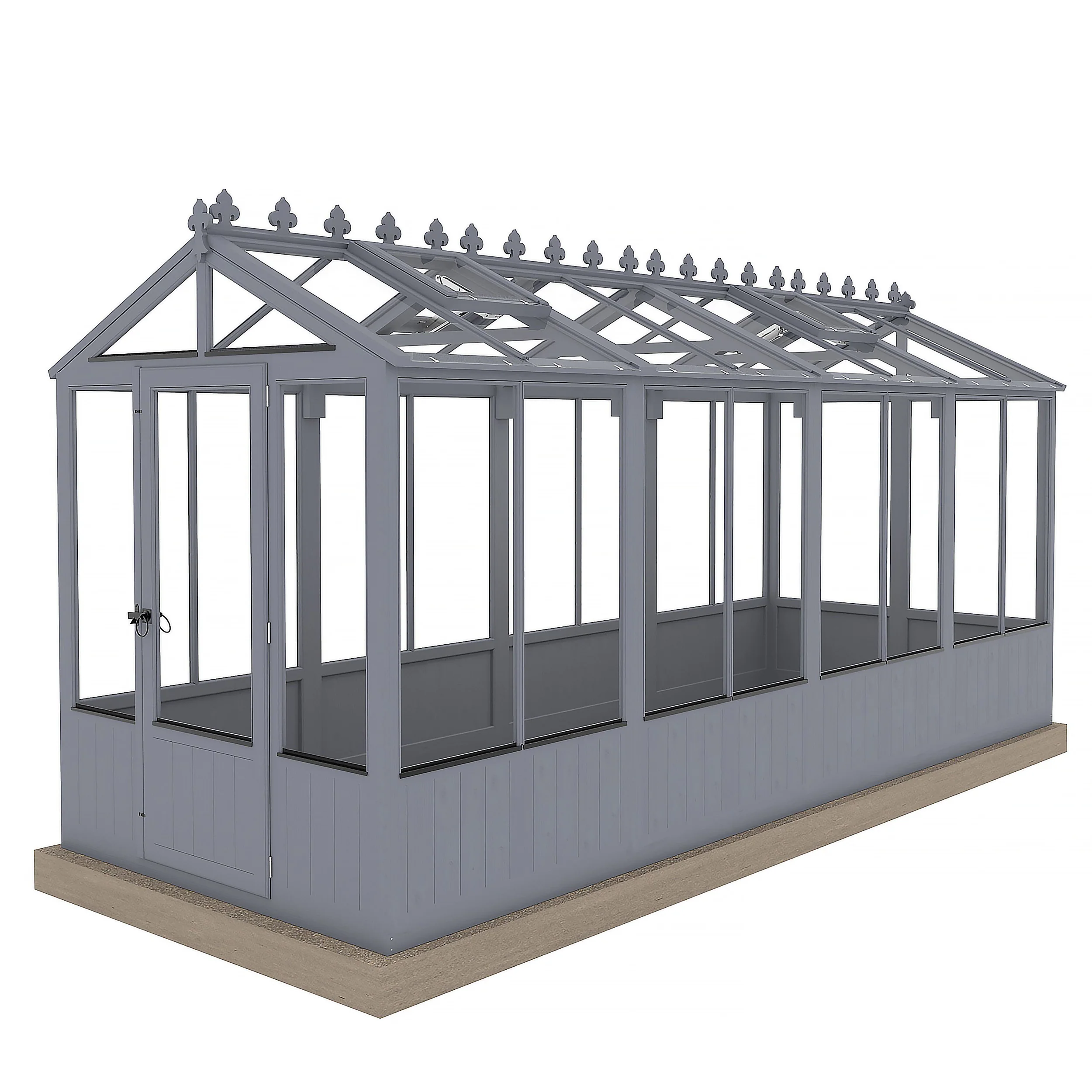 Shire Holkham 6x16 Wooden Greenhouse - Image 15