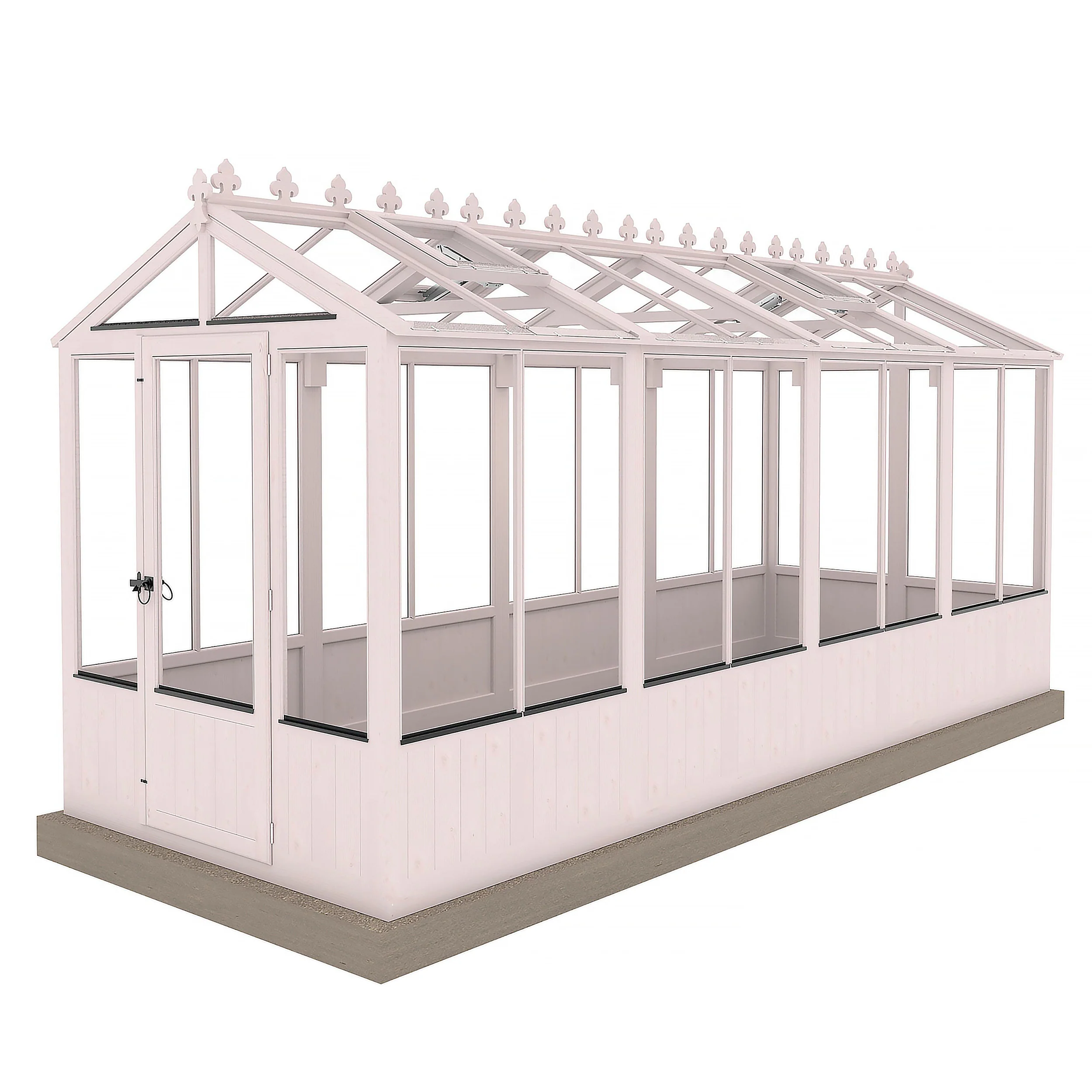 Shire Holkham 6x16 Wooden Greenhouse - Image 16