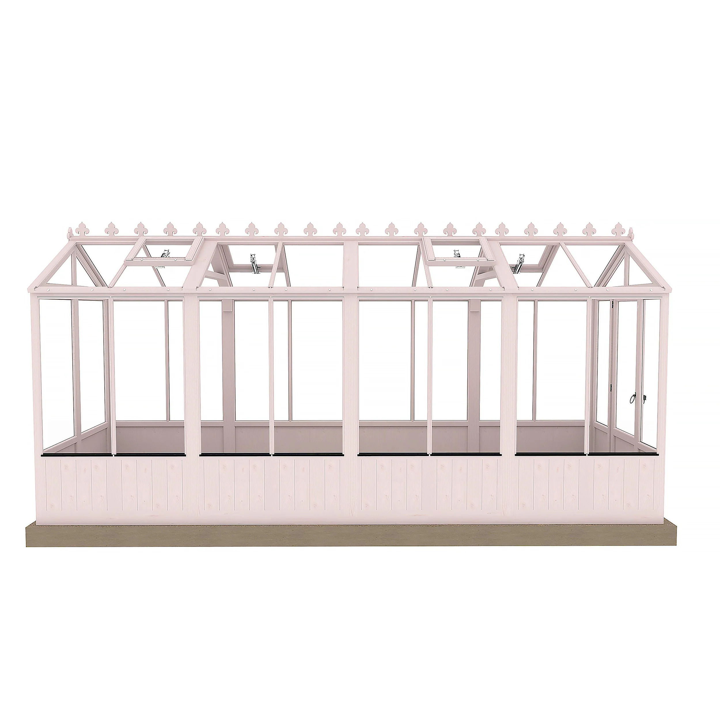 Shire Holkham 6x16 Wooden Greenhouse - Image 18
