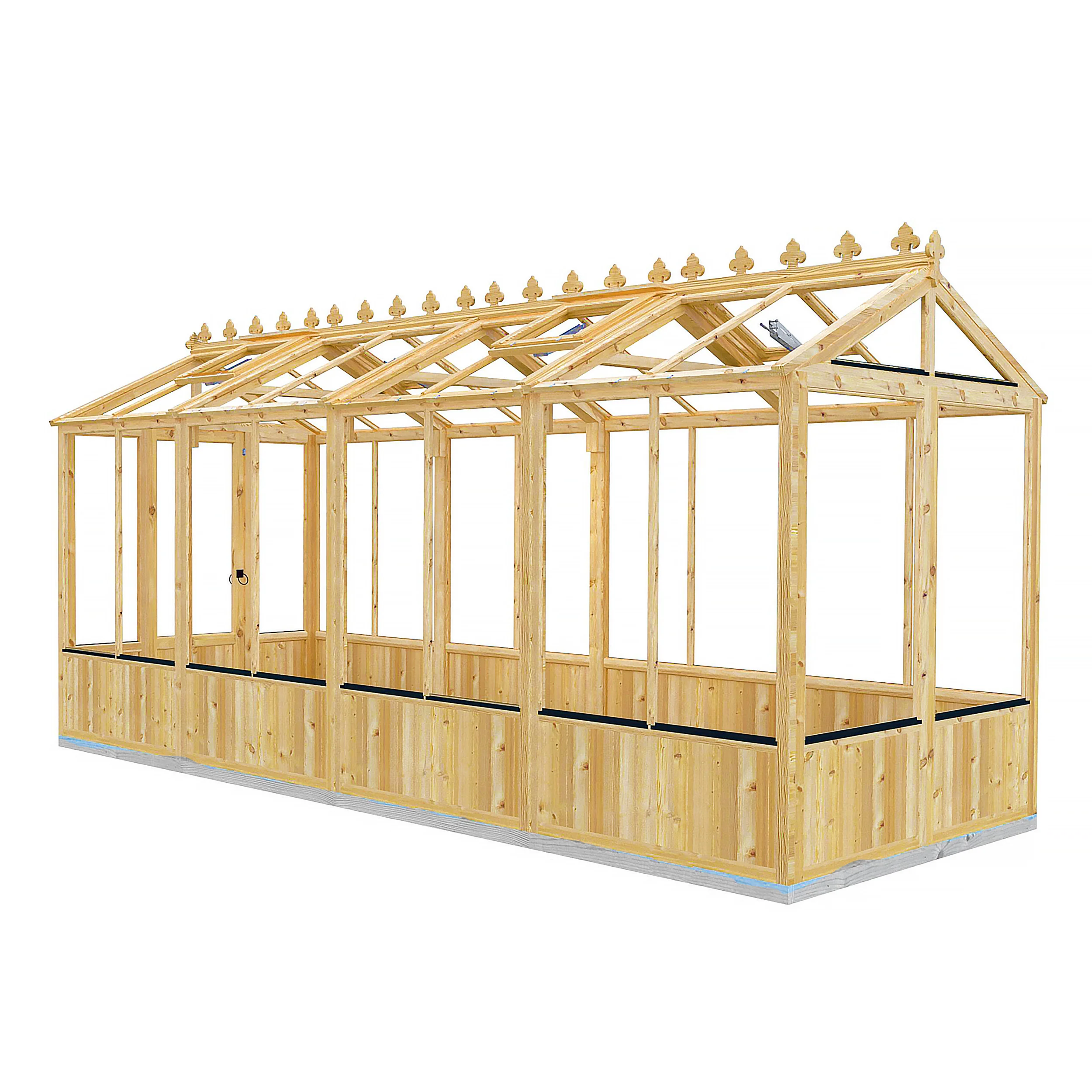 Shire Holkham 6x16 Wooden Greenhouse - Image 6