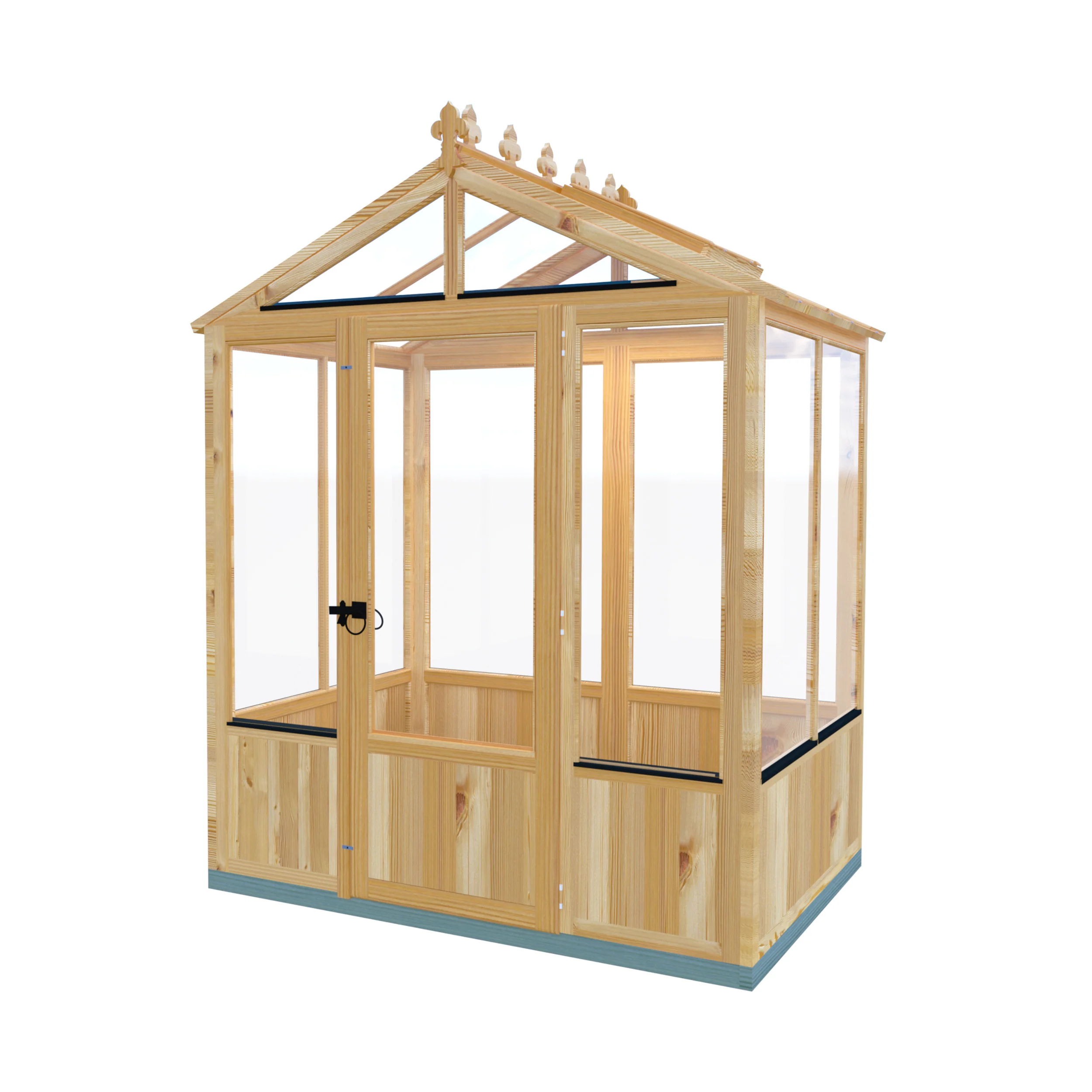 Shire Holkham 6x4 Wooden Greenhouse - Image 4
