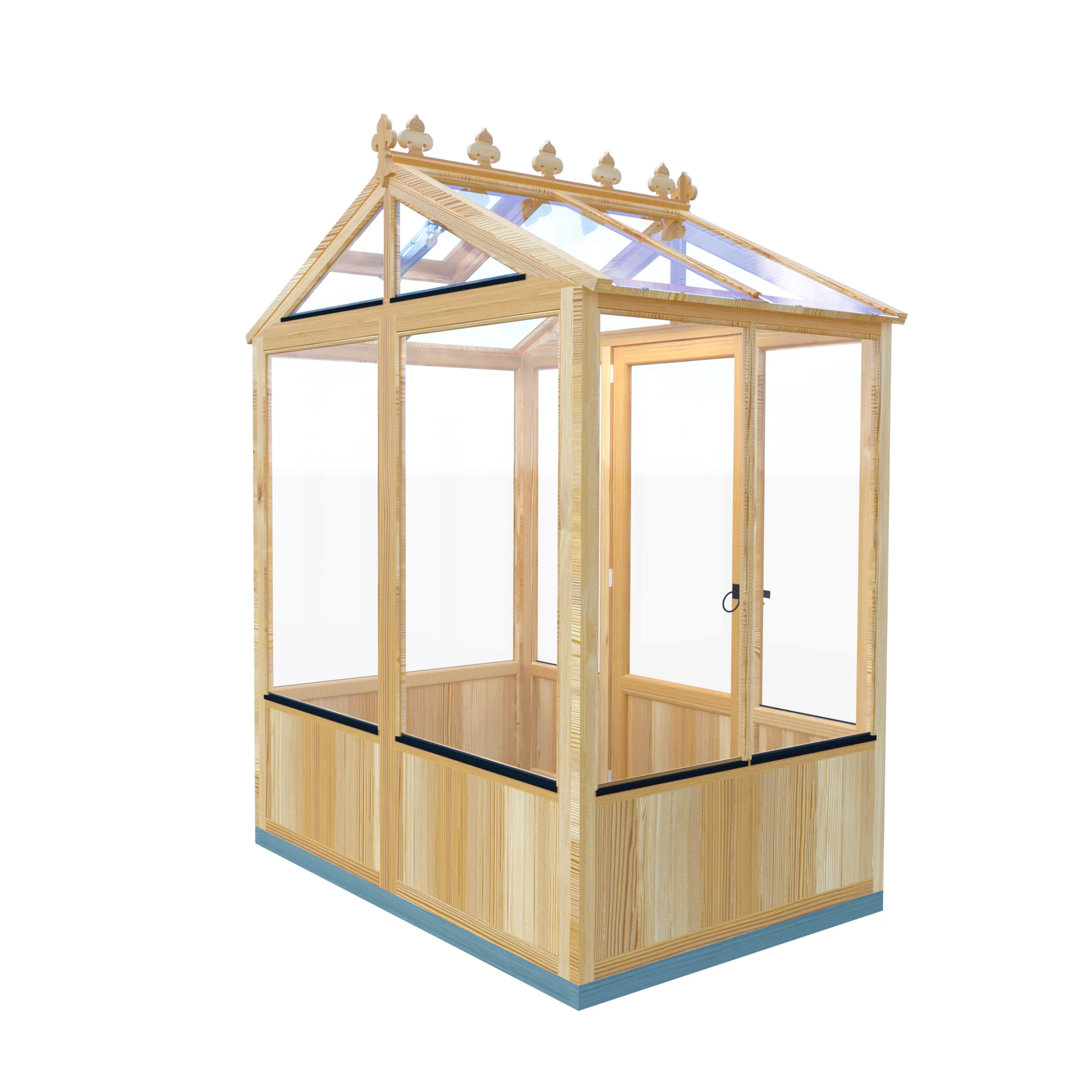 Shire Holkham 6x4 Wooden Greenhouse - Image 5