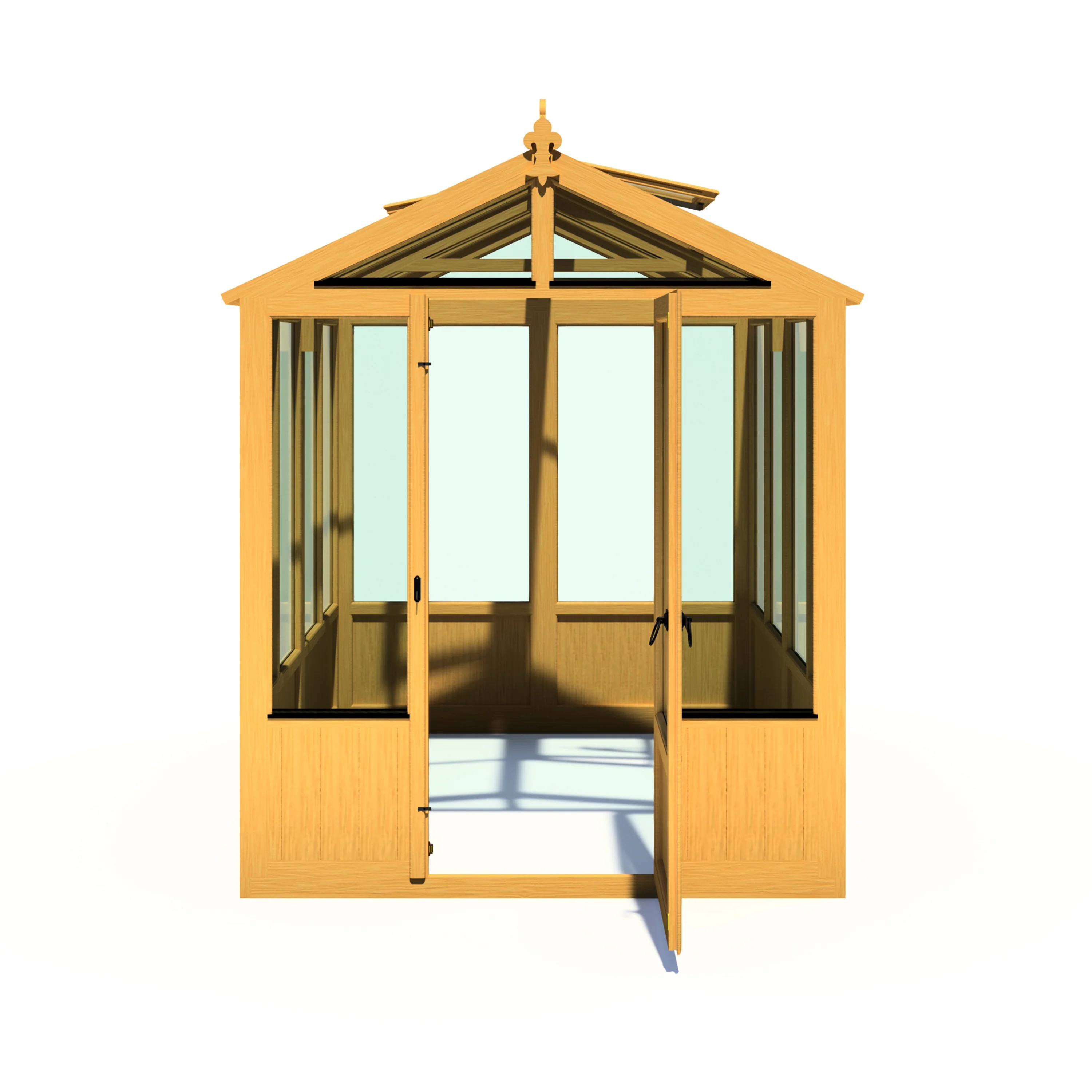 Shire Holkham 6x8 Wooden Greenhouse - Image 10