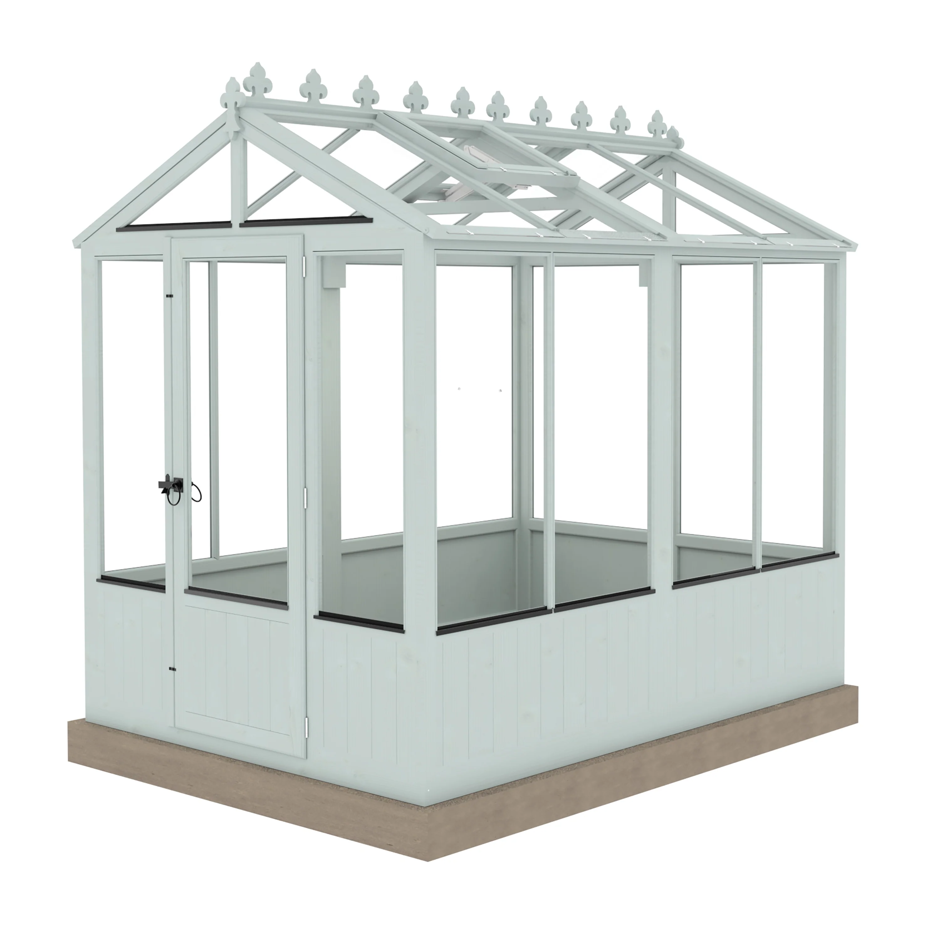 Shire Holkham 6x8 Wooden Greenhouse - Image 15
