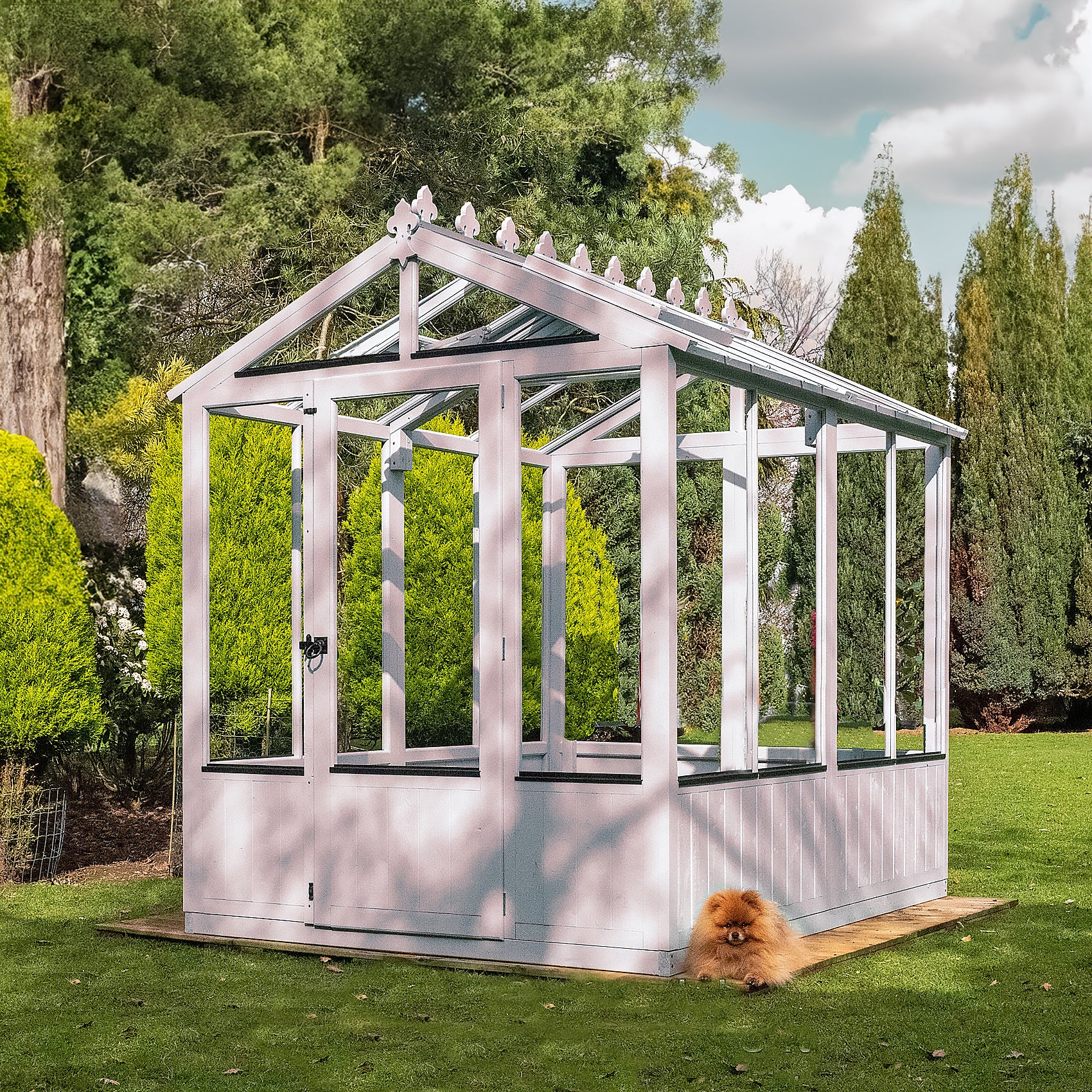 Shire Holkham 6x8 Wooden Greenhouse - Image 17