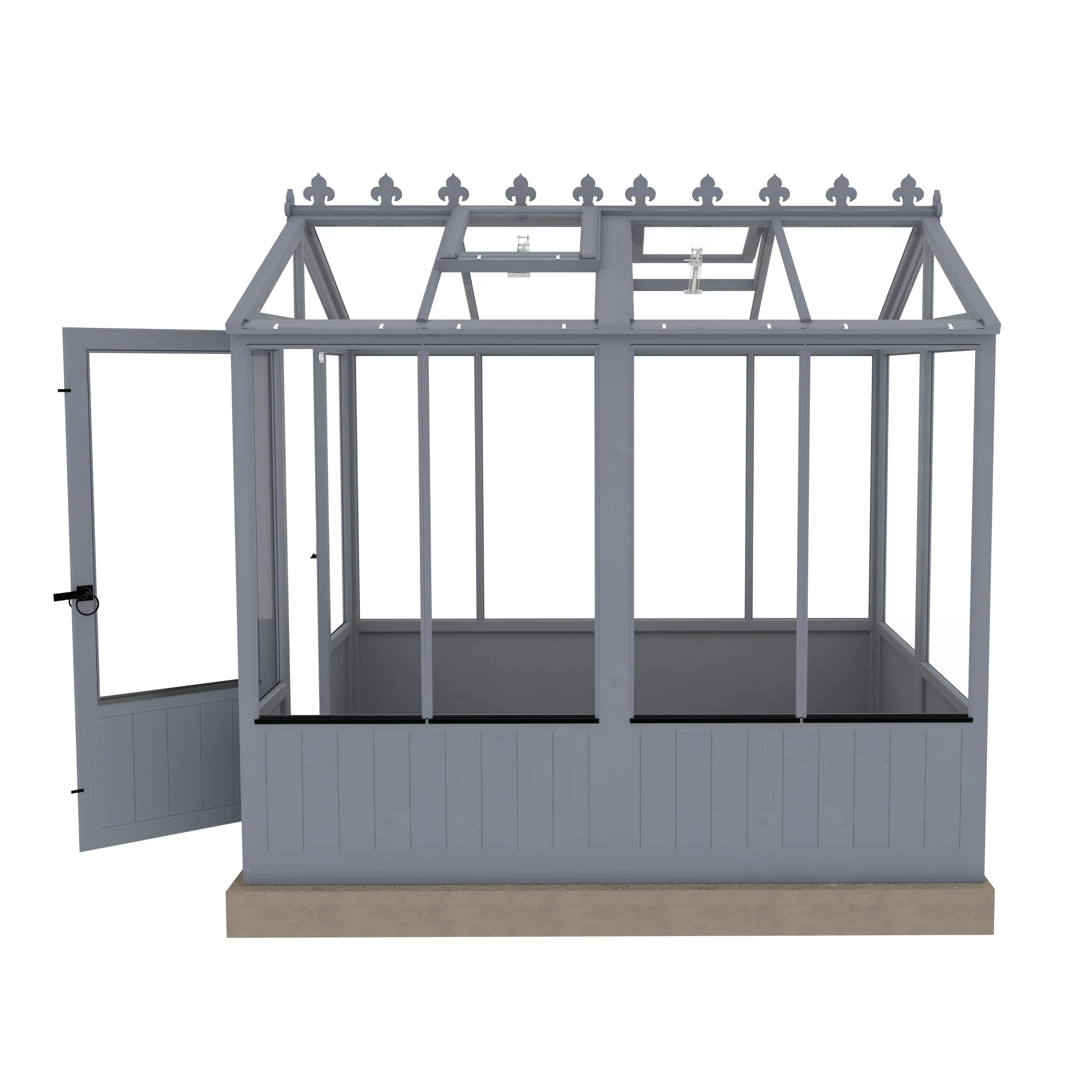Shire Holkham 6x8 Wooden Greenhouse - Image 24