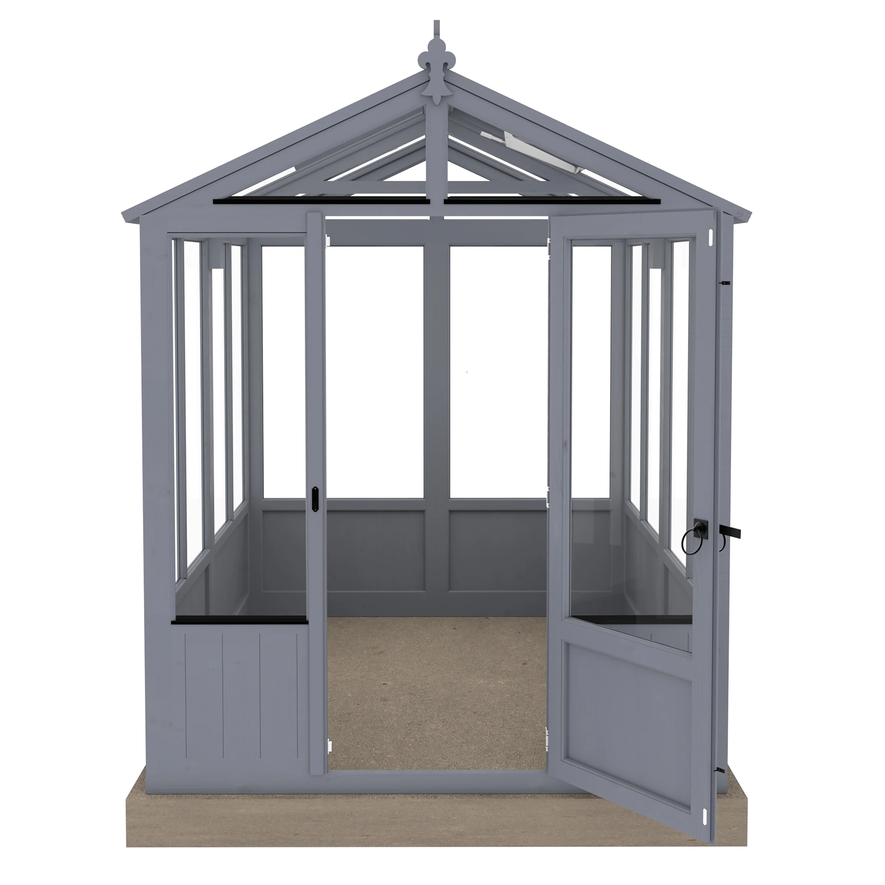 Shire Holkham 6x8 Wooden Greenhouse - Image 25