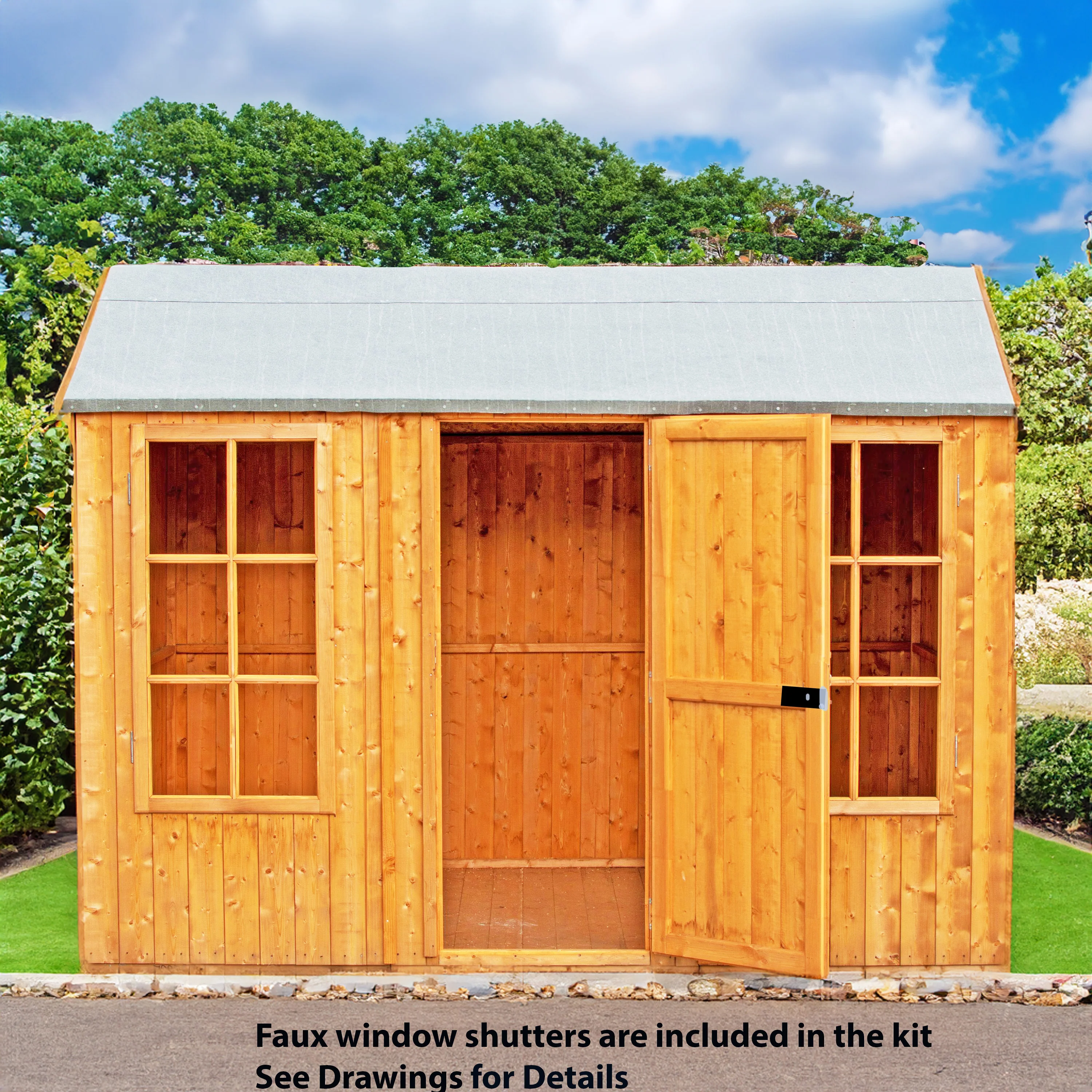 Shire Holt 7x10 Single Door Shed - Image 2