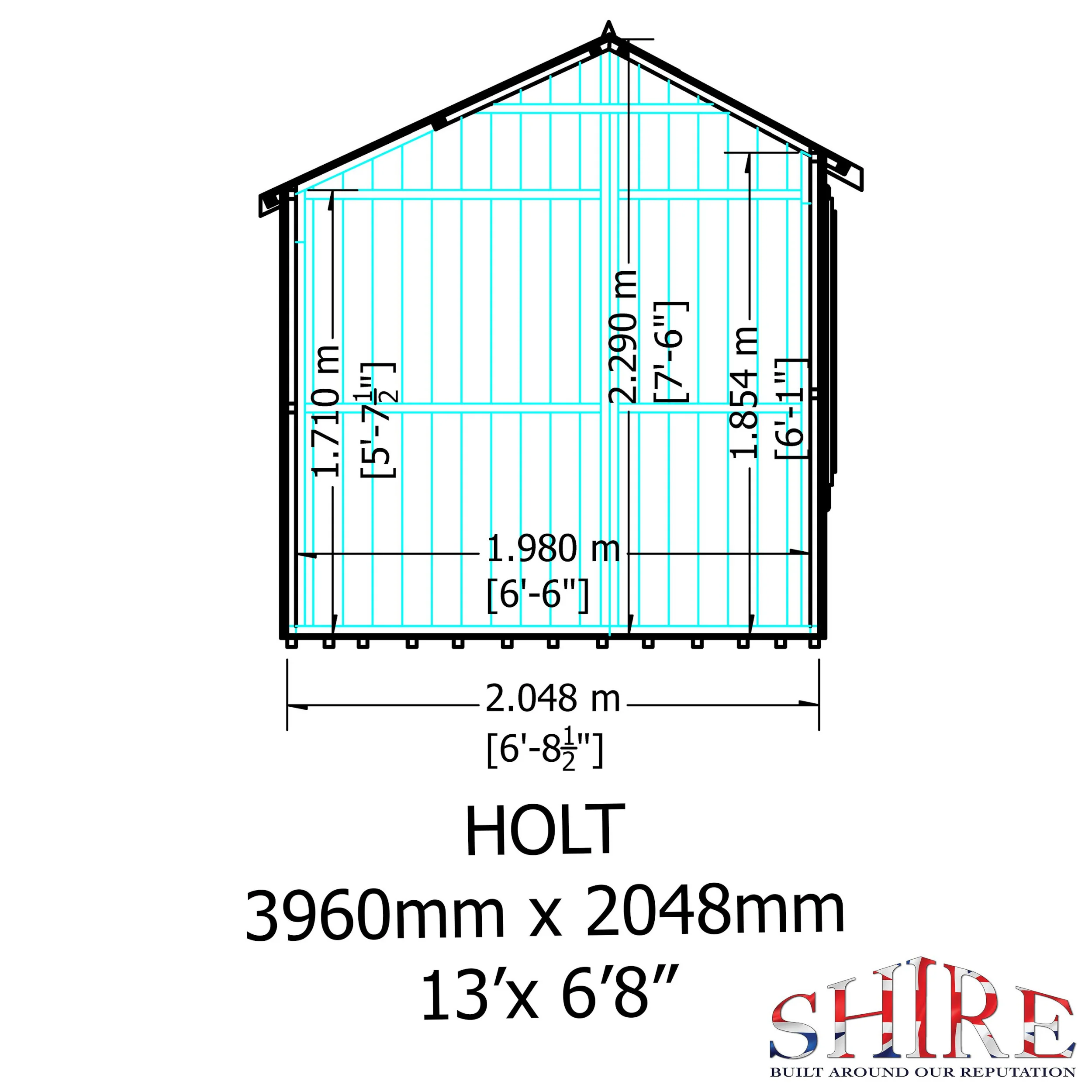 Shire Holt 7x13 Shed - Image 9