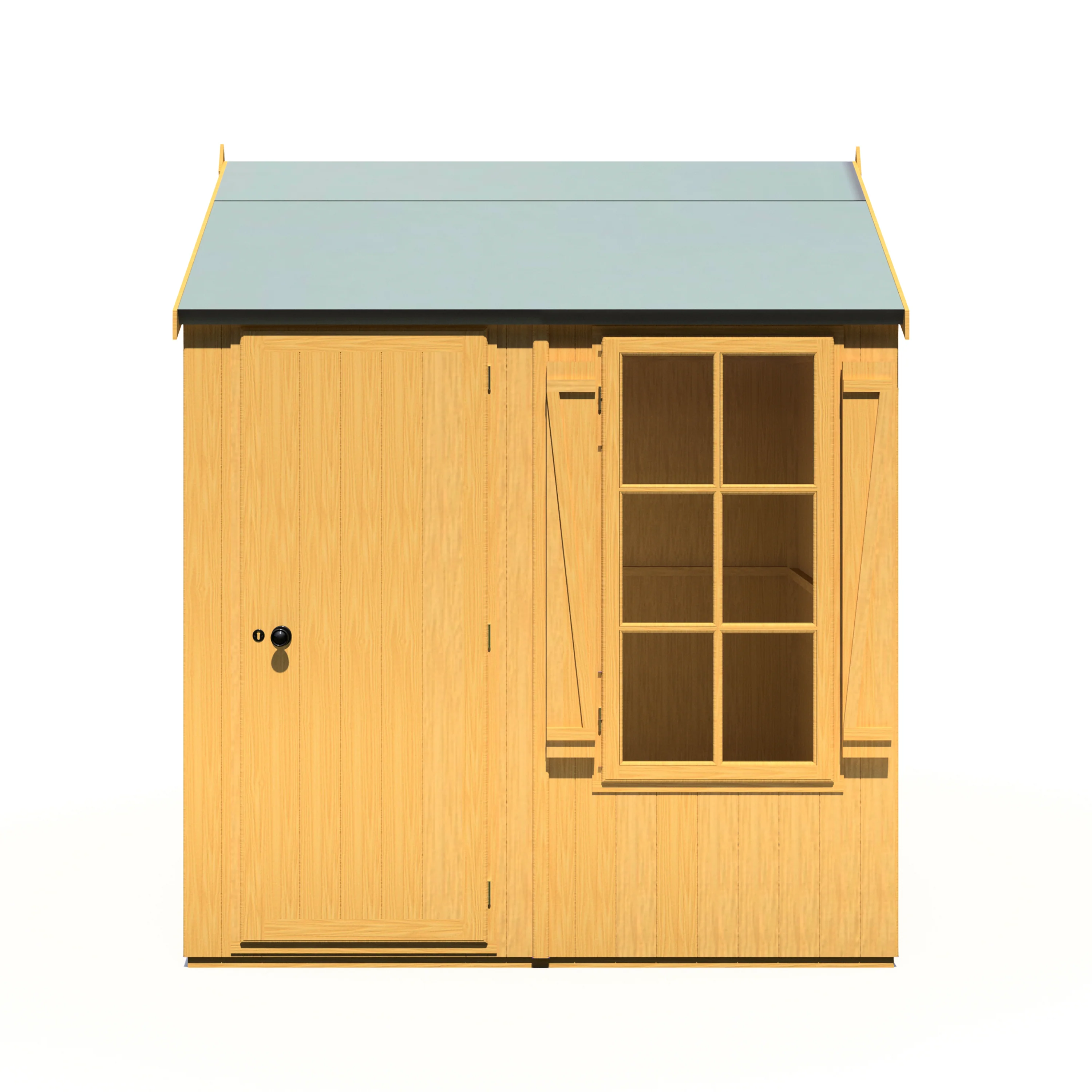 Shire Holt 7x7 Single Door Shed - Image 7