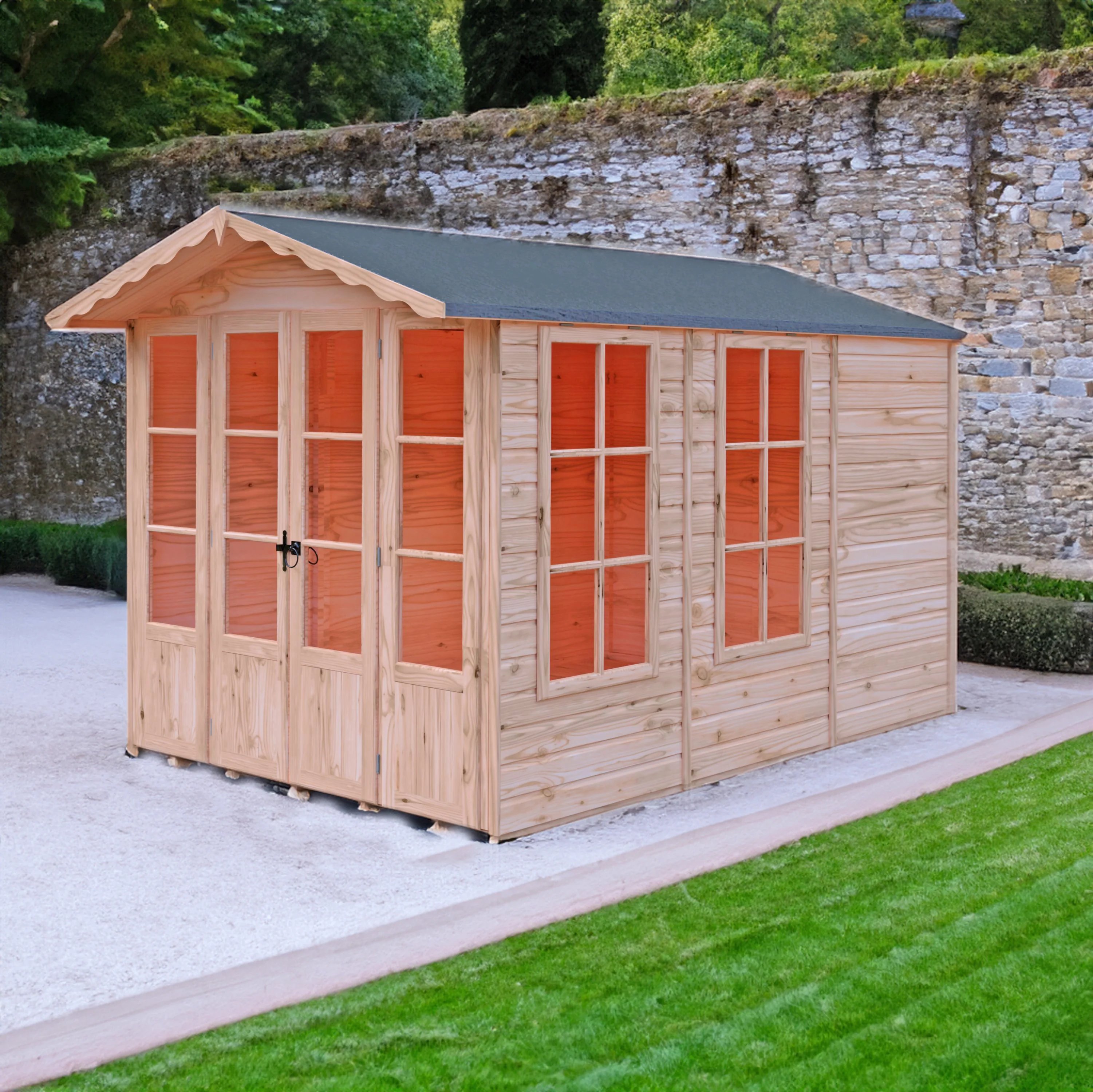 Shire Kensington 7x10 Summerhouse - Image 10