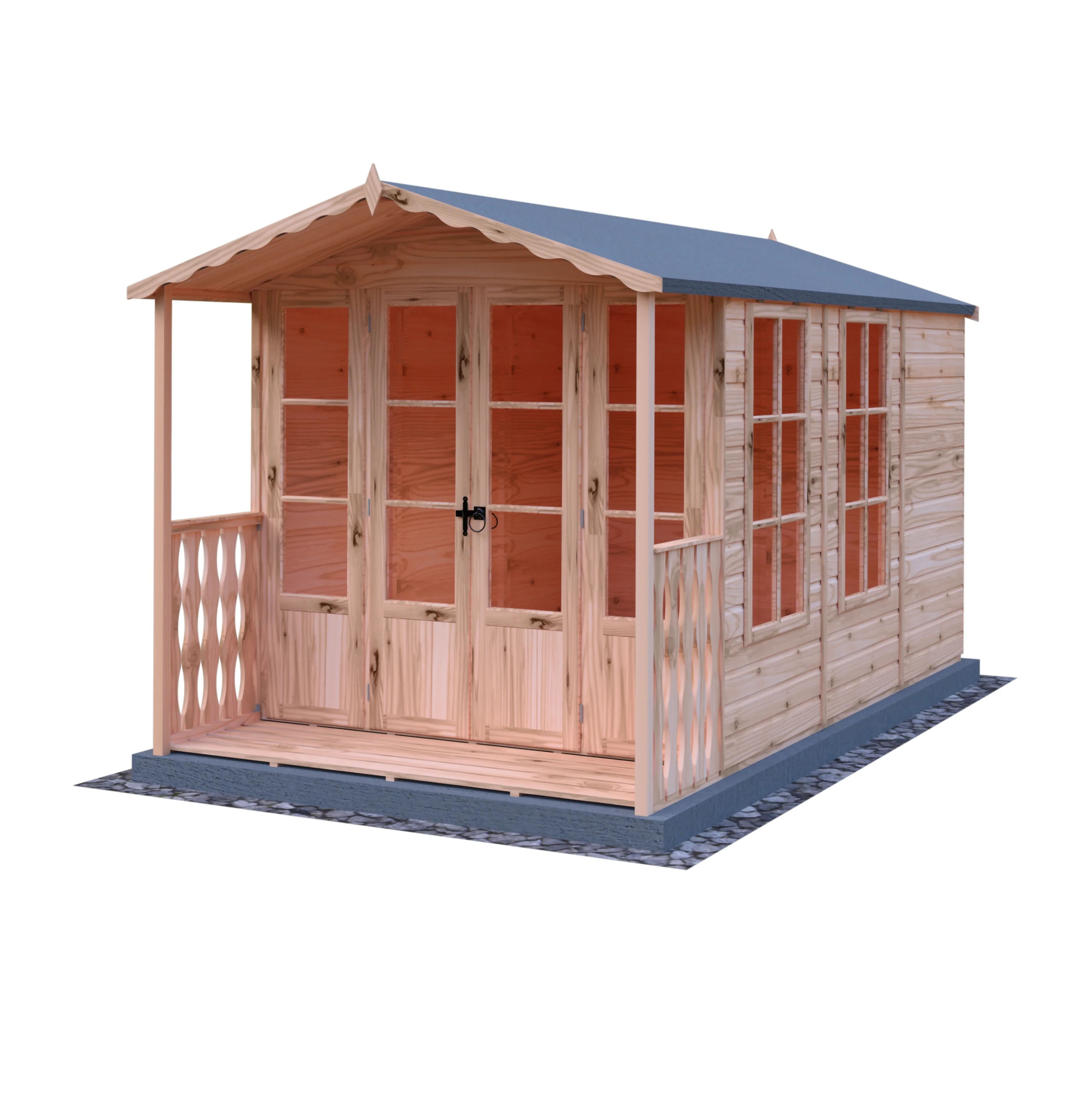 Shire Kensington 7x10 Summerhouse with Verandah - Image 2