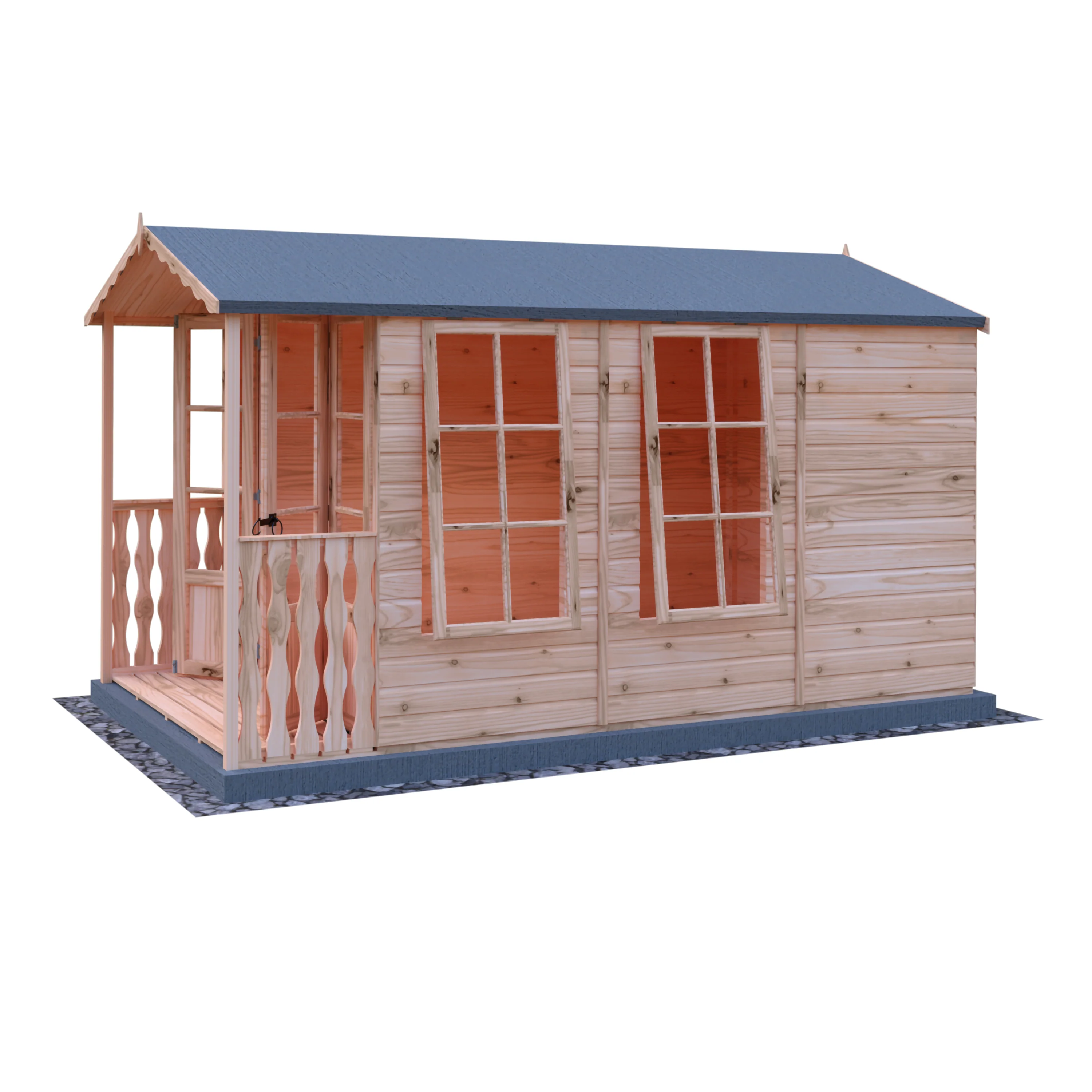 Shire Kensington 7x10 Summerhouse with Verandah - Image 6