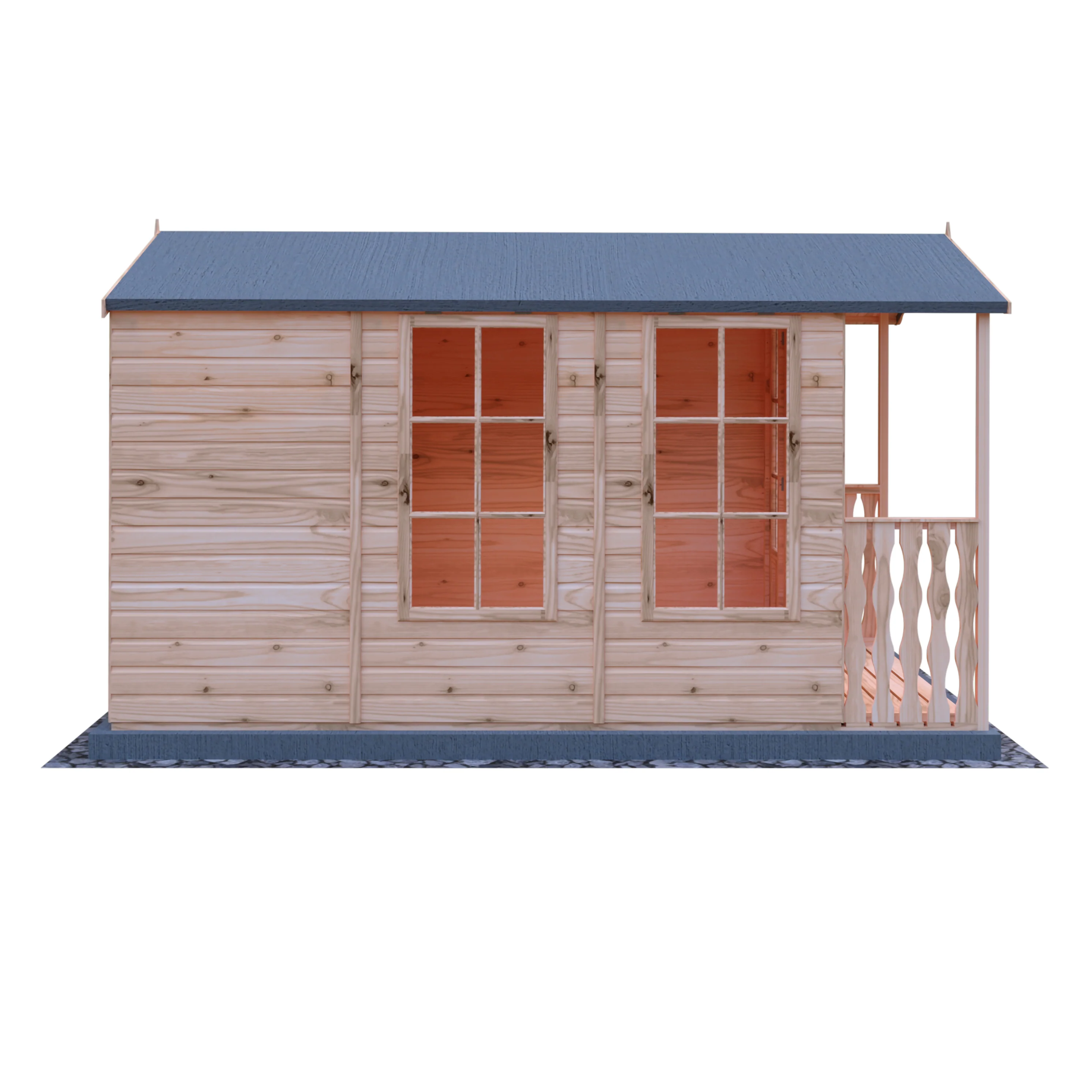 Shire Kensington 7x10 Summerhouse with Verandah - Image 7