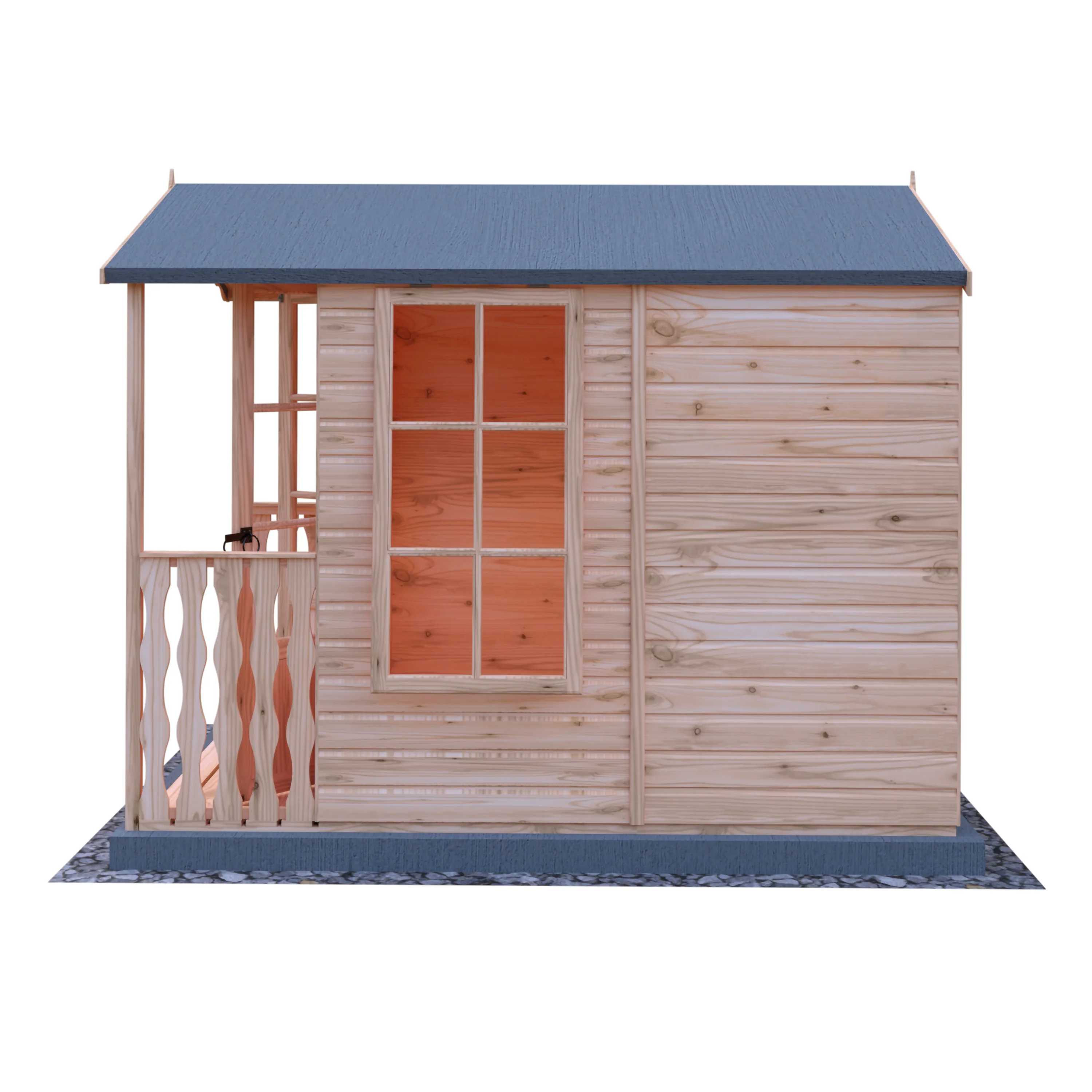Shire Kensington 7x7 Summerhouse with Verandah - Image 5