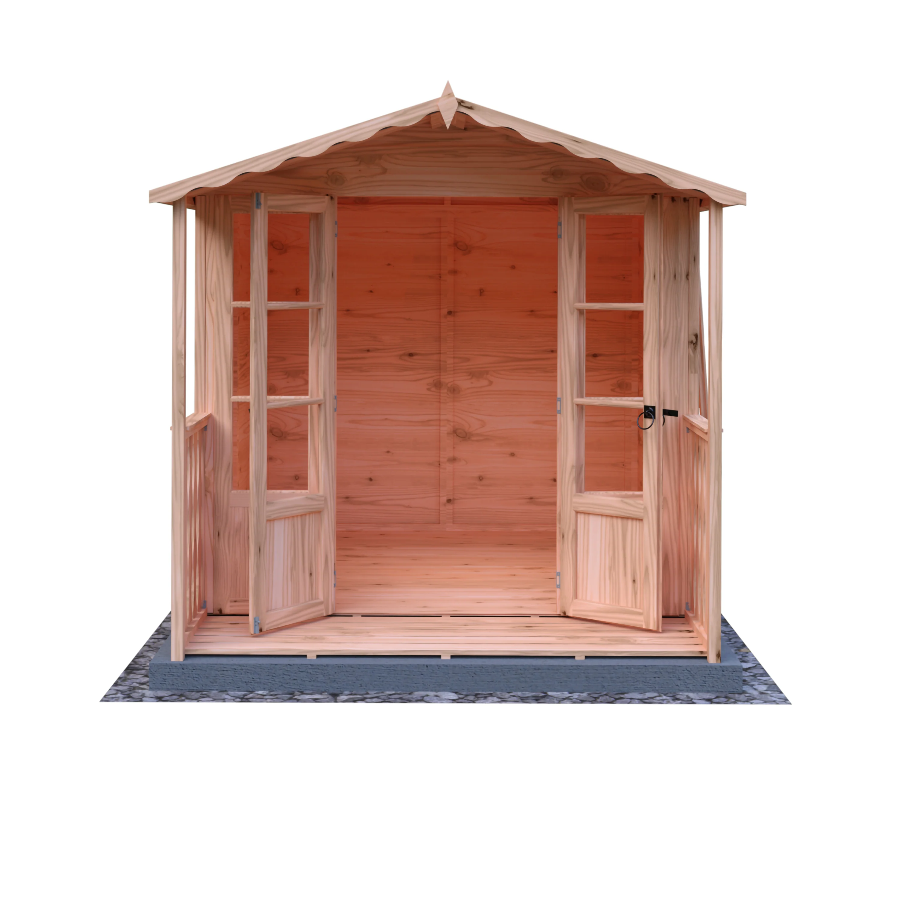 Shire Kensington 7x7 Summerhouse with Verandah - Image 7