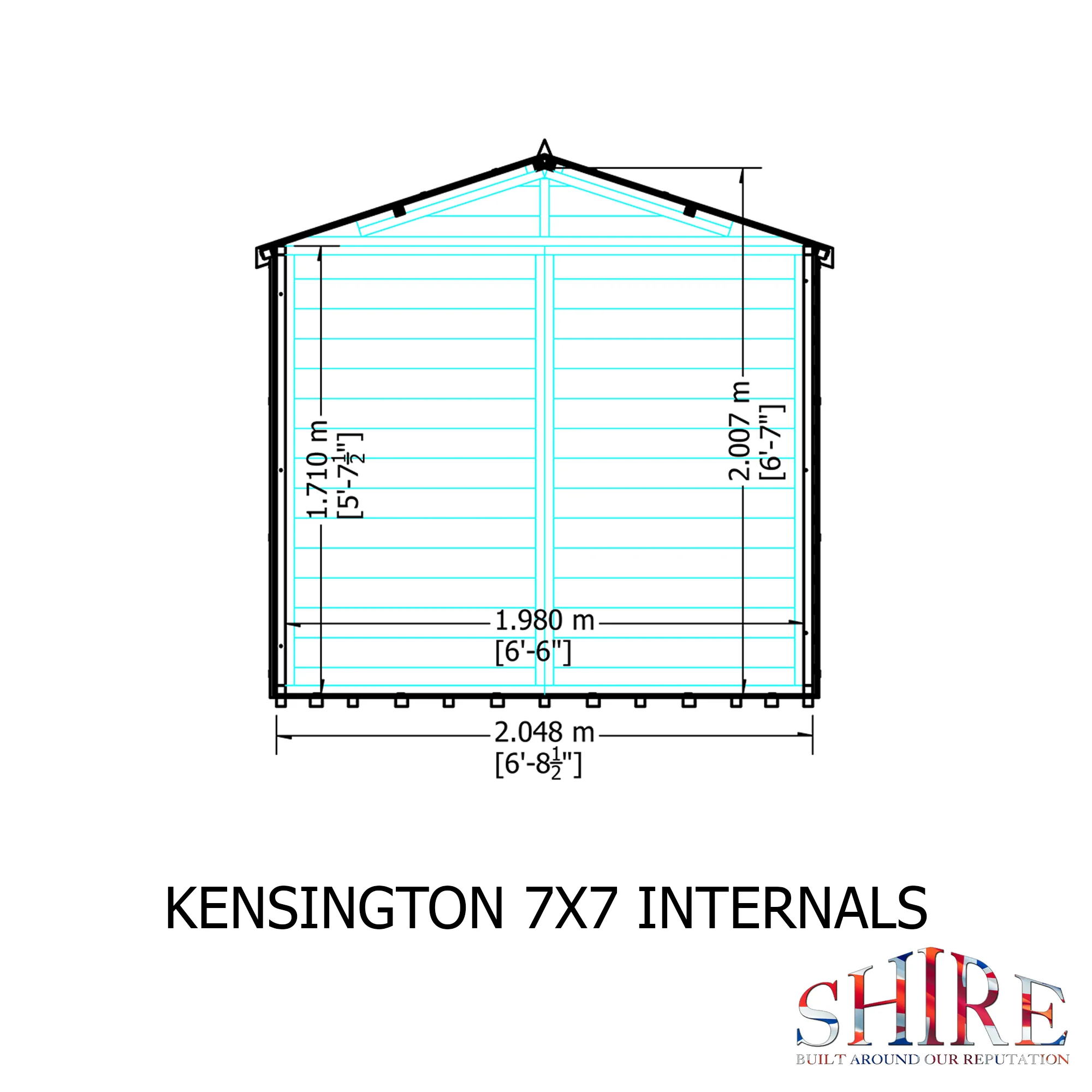 Shire Kensington Summerhouse 7x7 - Image 10
