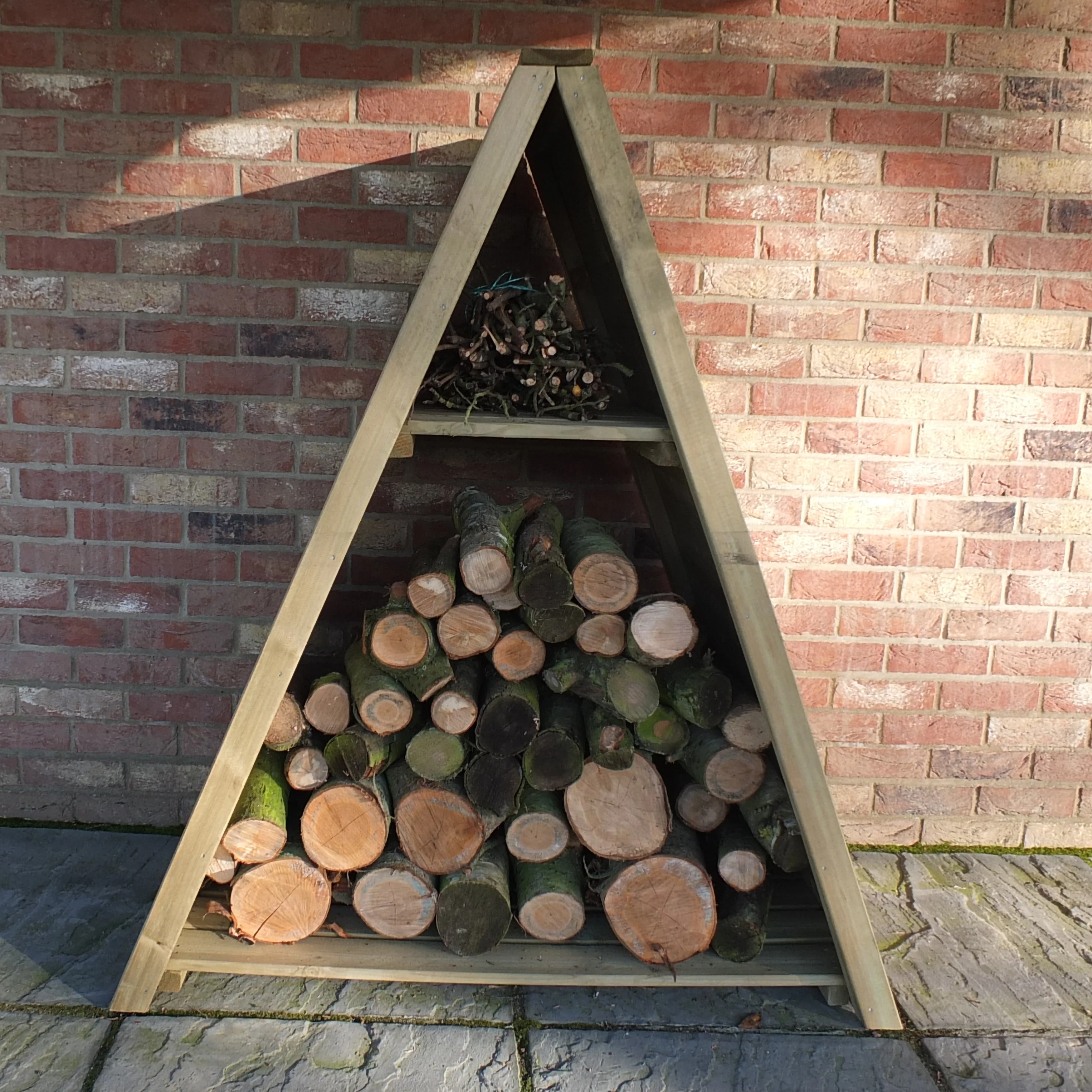 Shire Large Triangular Log Store T&G Pressure Treated - Image 4