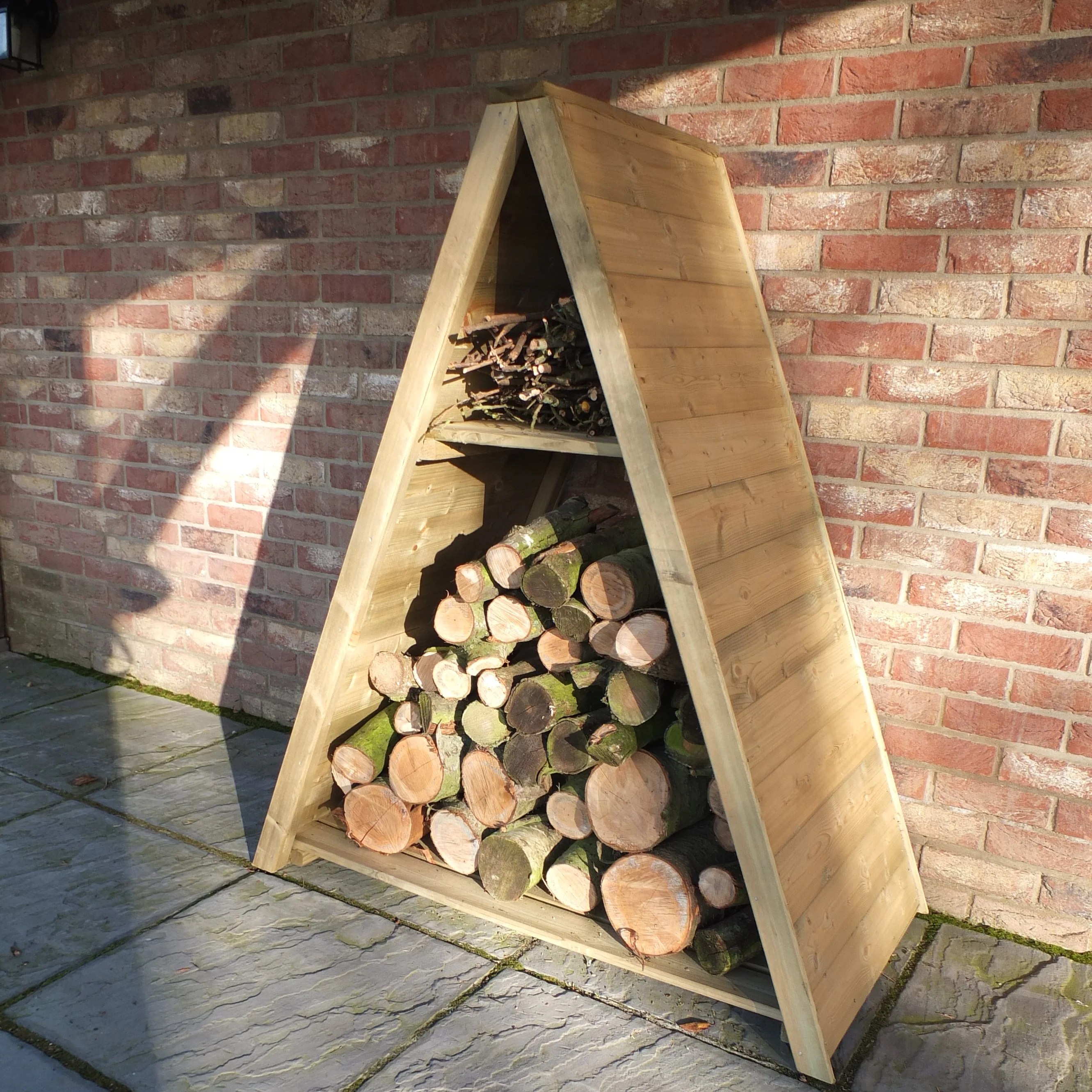 Shire Large Triangular Log Store T&G Pressure Treated - Image 7