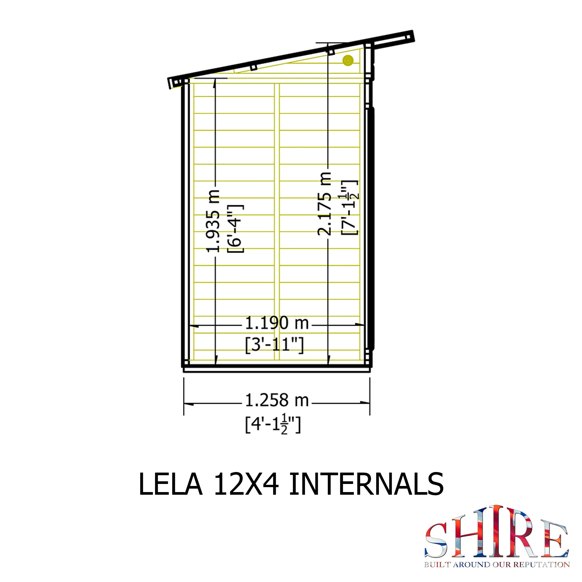 Shire Lela 12x4 Summerhouse - Image 11
