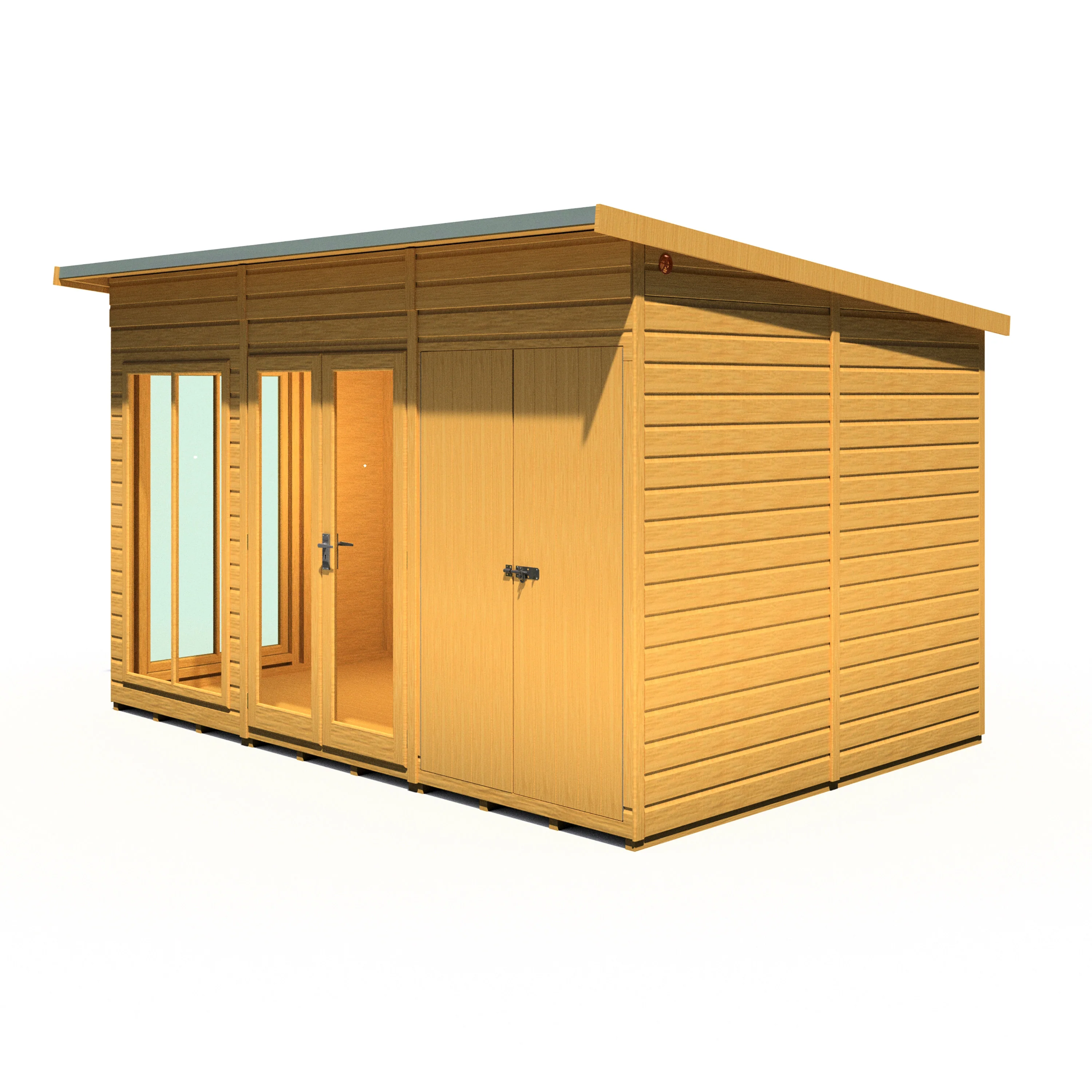 Shire Lela 12x8 Summerhouse with Storage Shed - Image 6