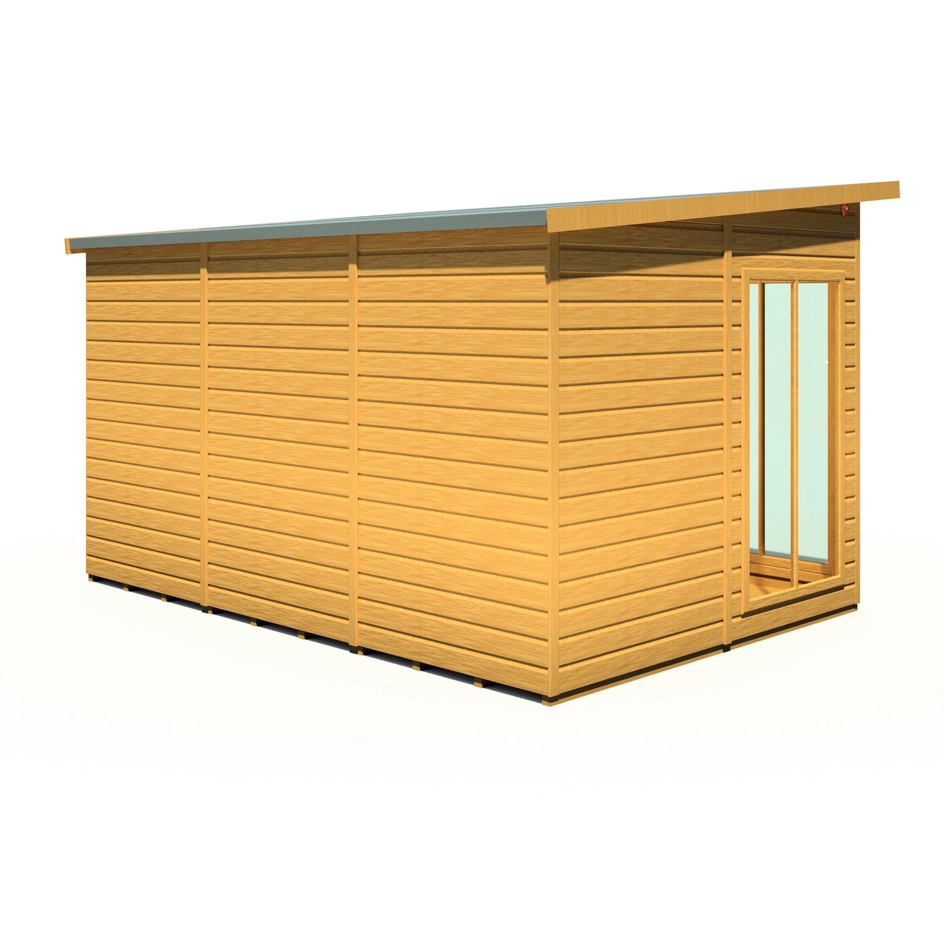 Shire Lela 12x8 Summerhouse with Storage Shed - Image 9