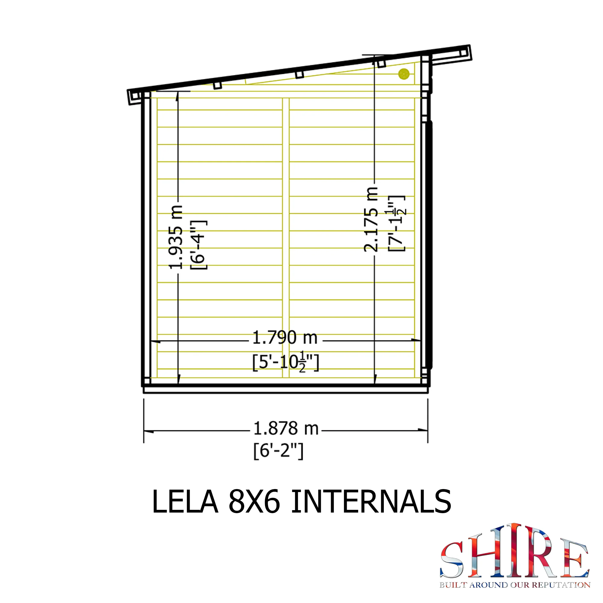 Shire Lela 8 x 6 ft Summerhouse - Image 11