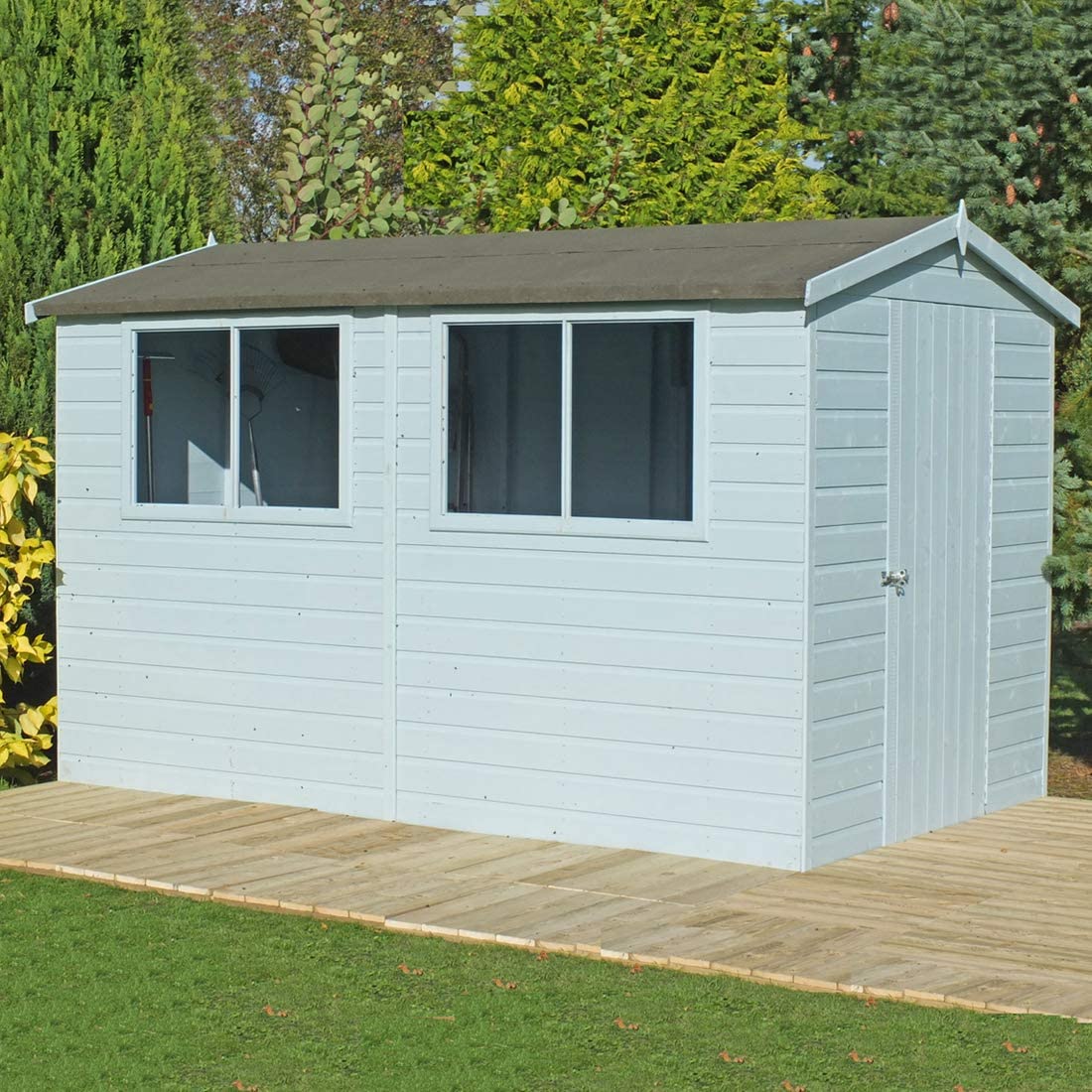 Shire Lewis 10x8 Single Door Shed - Image 10