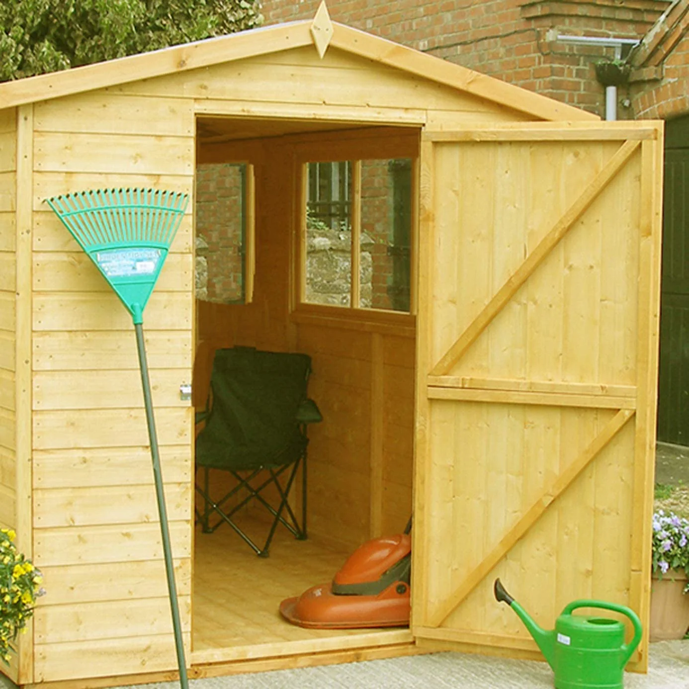 Shire Lewis 10x8 Single Door Shed - Image 2