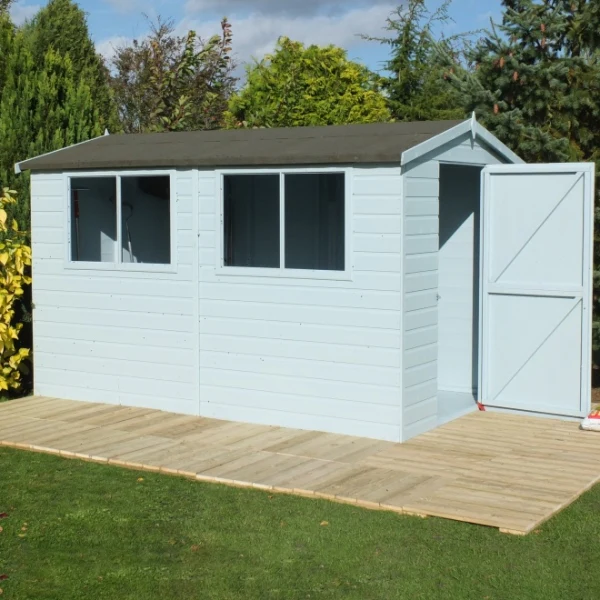 Shire Lewis 12x8 Single Door Shed - Image 2