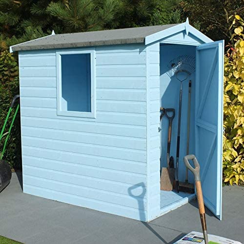 Shire Lewis 6x4 Single Door Shed - Image 10