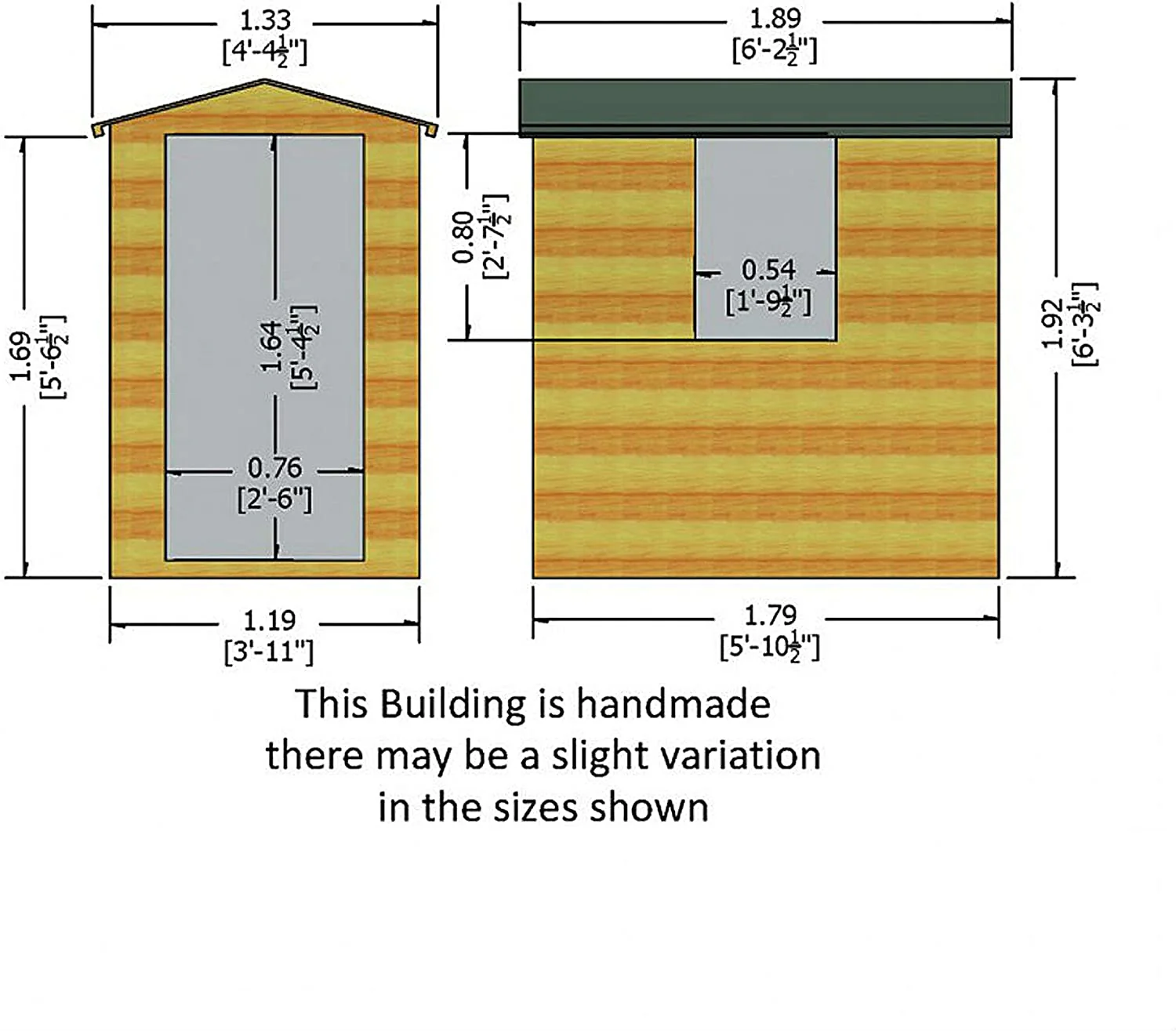 Shire Lewis 6x4 Single Door Shed - Image 8