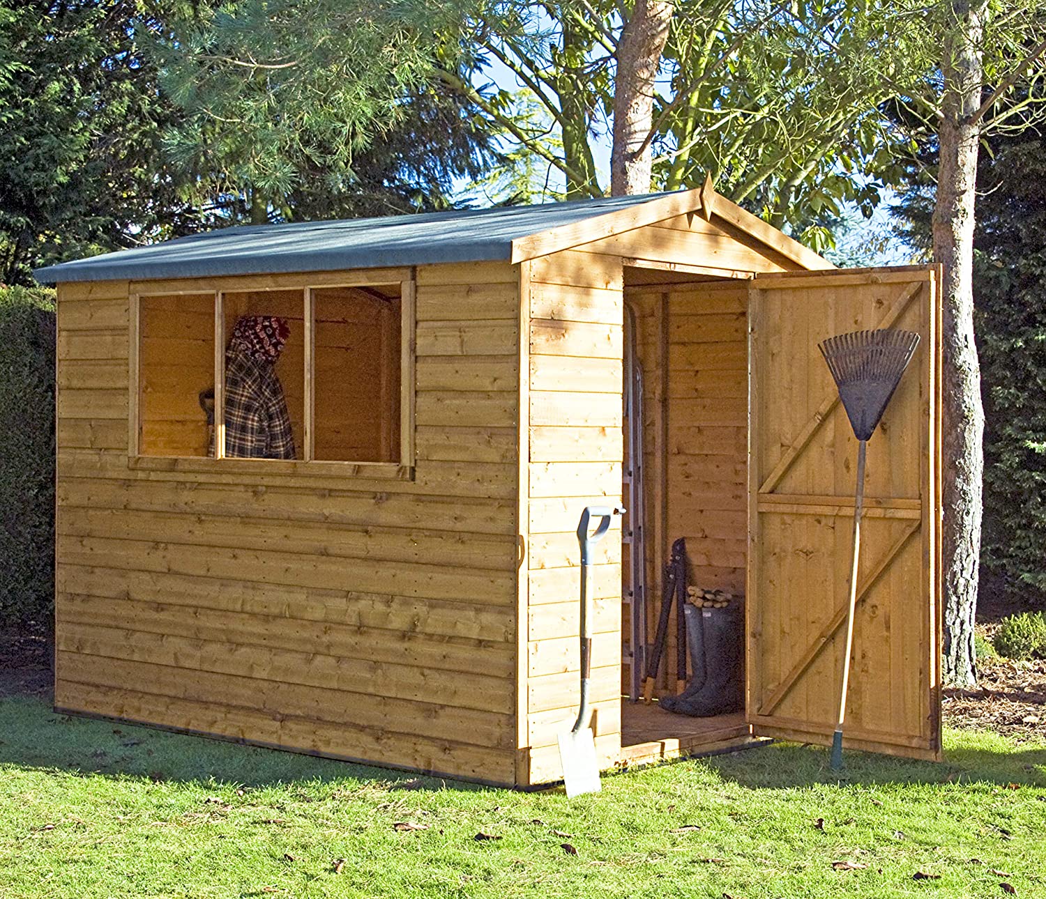 Shire Lewis 8x6 Single Door Shed - Image 10