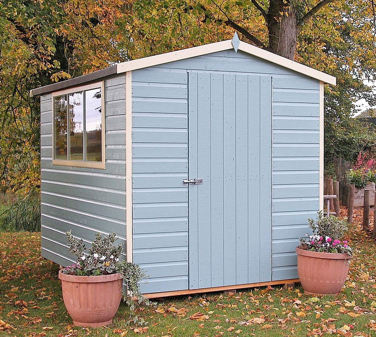 Shire Lewis 8x6 Single Door Shed - Image 2
