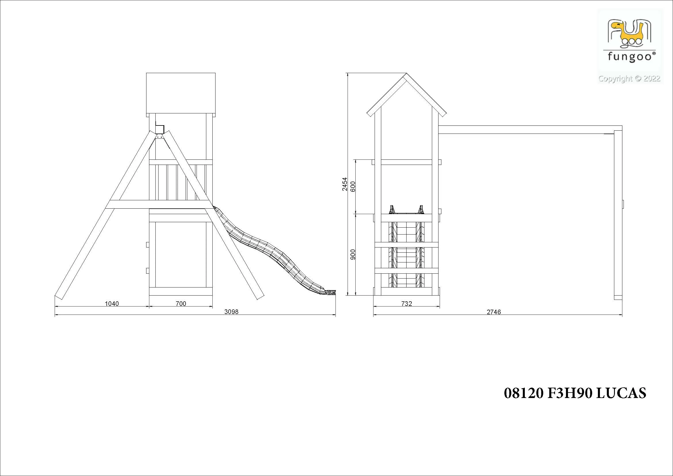 Shire Lucas Climbing Frame - Image 3