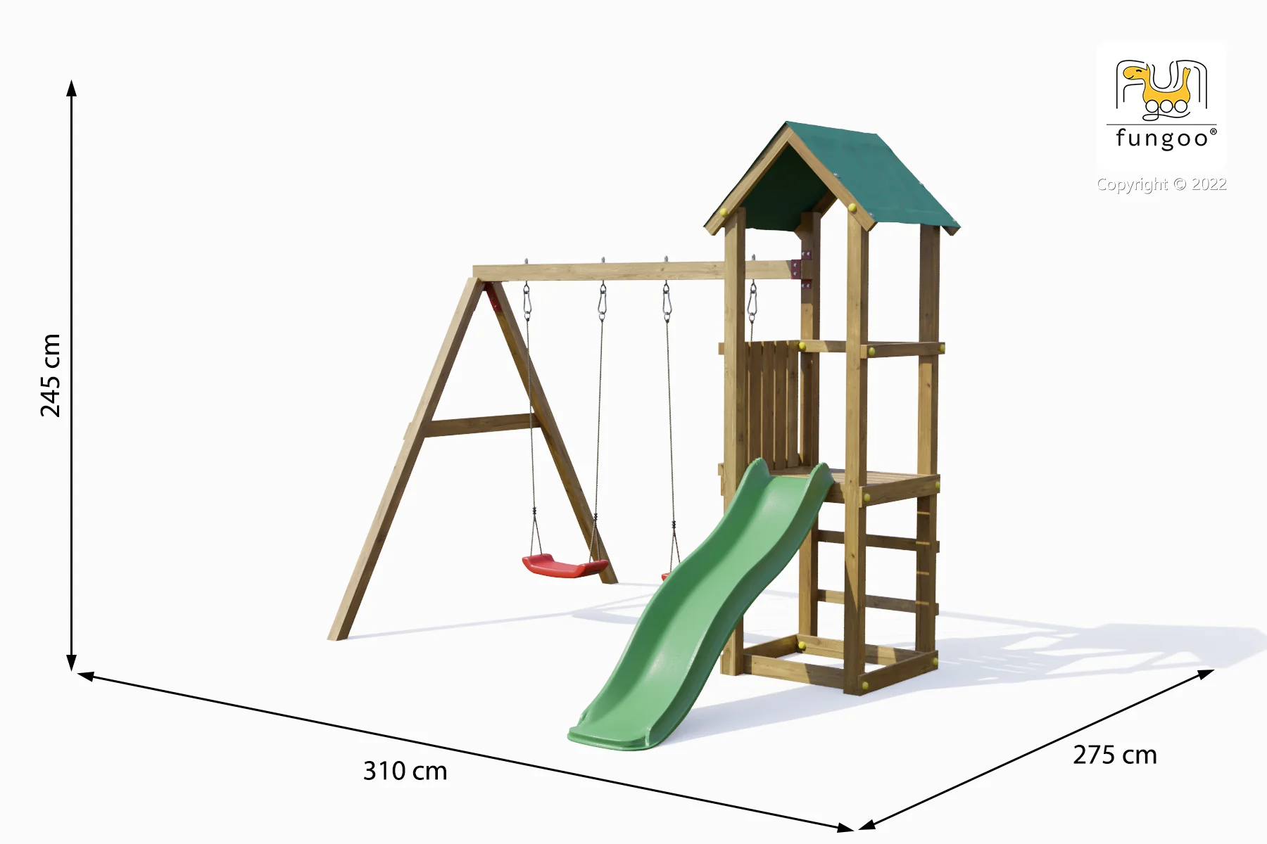 Shire Lucas Climbing Frame - Image 5