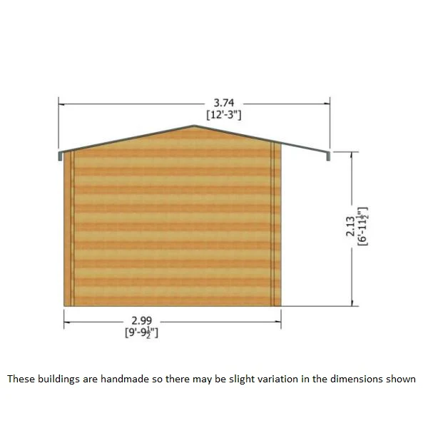 Shire Marlborough 10x12 28mm Log Cabin - Image 5